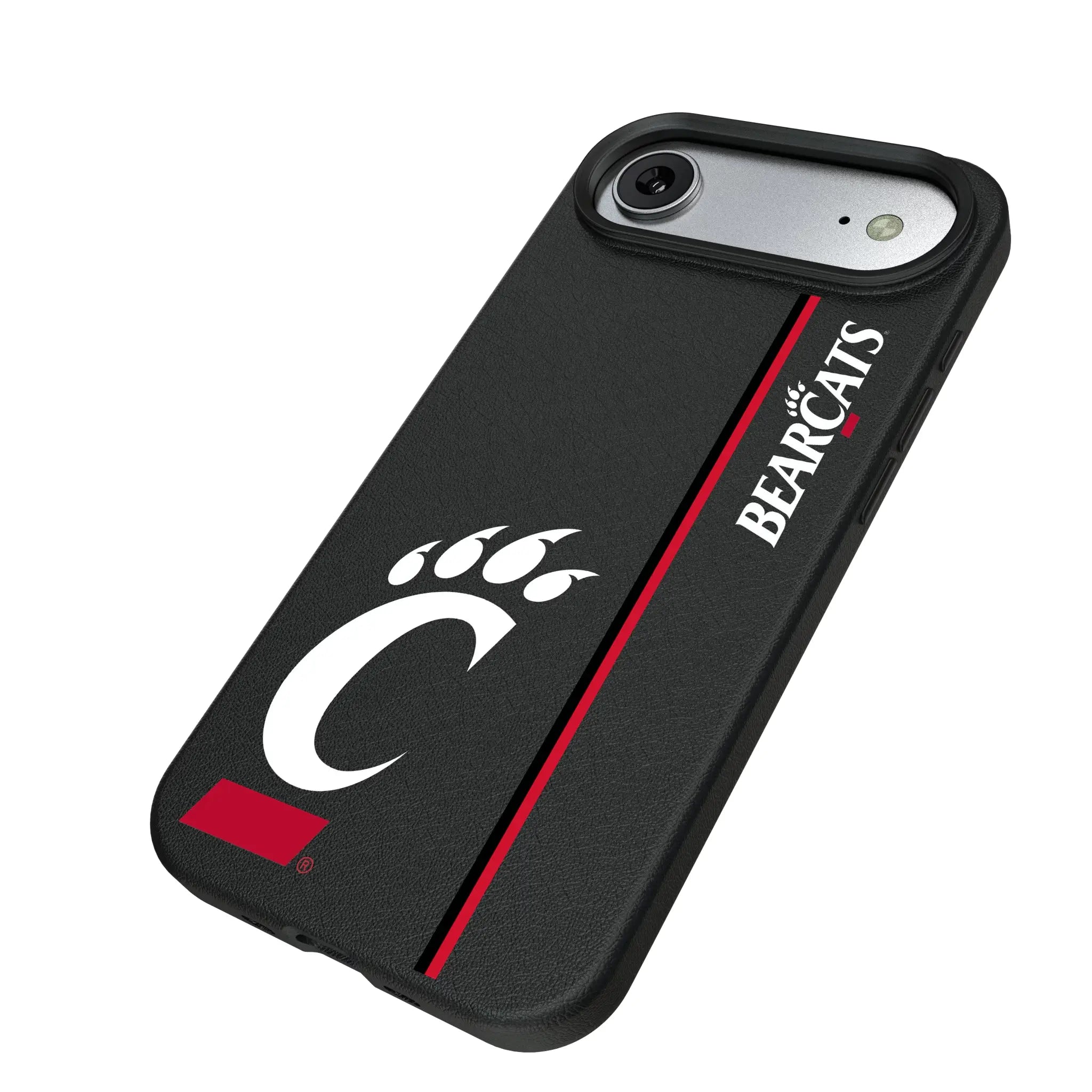 University of Cincinnati Bearcats Sidebar iPhone MagSafe Compatible Phone Case for Apple iPhone - Isometric View#Device_iPhone Air
