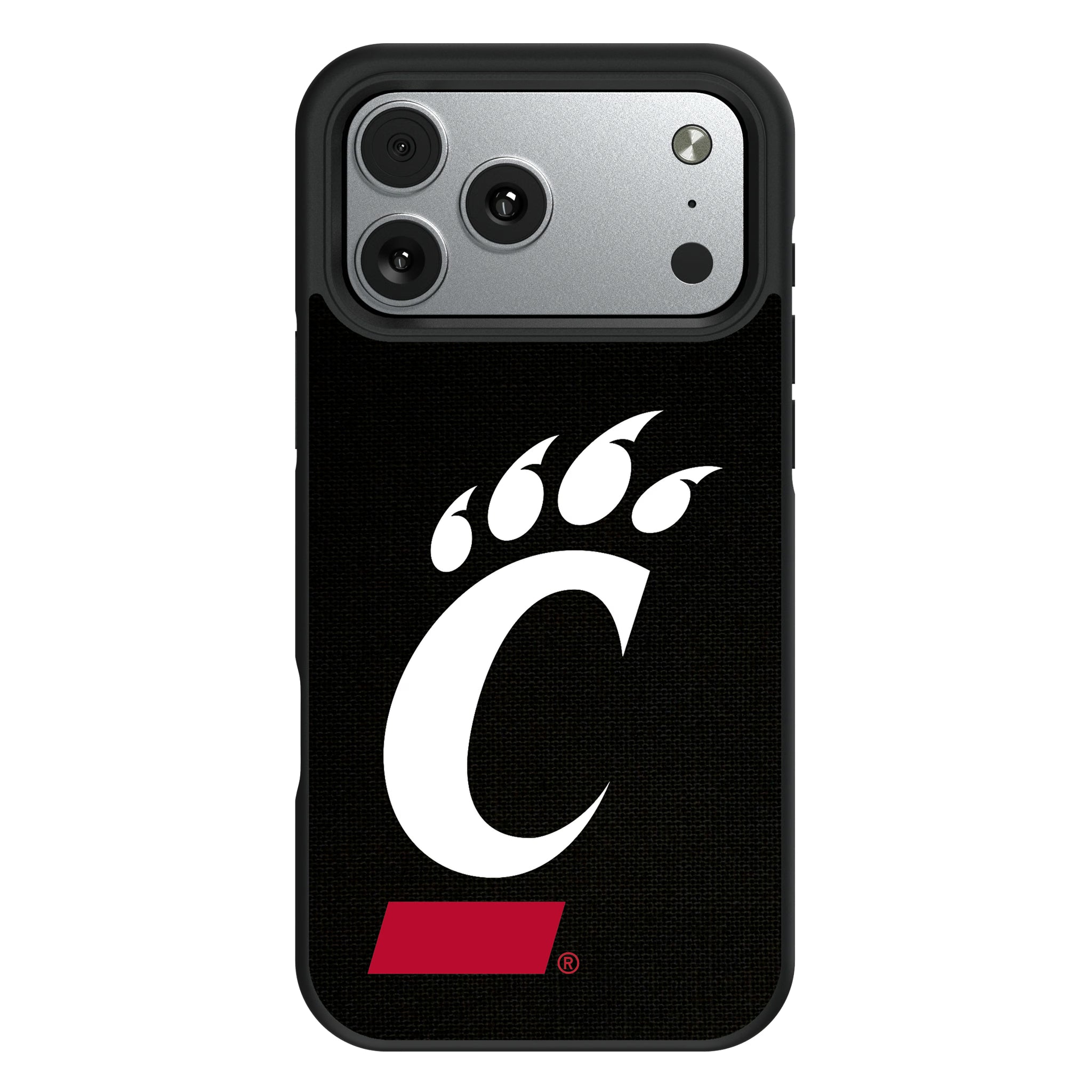 University of Cincinnati Bearcats Solid iPhone Bump Phone Case for Apple iPhone#Device_iPhone 17 Pro Max