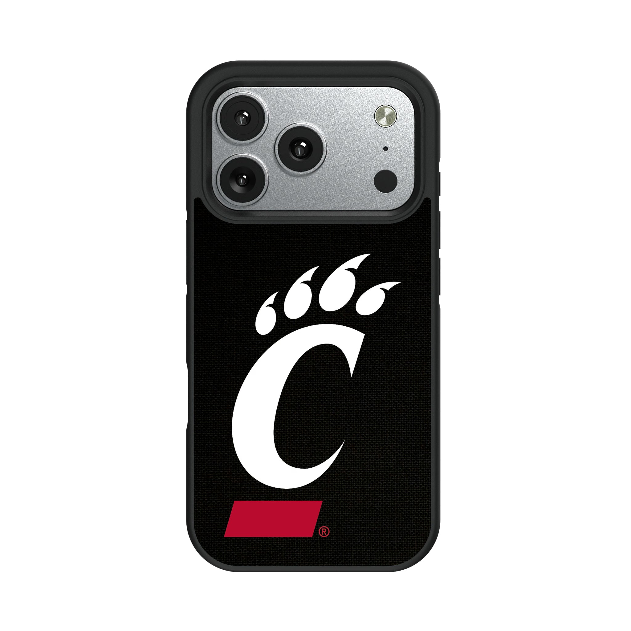 University of Cincinnati Bearcats Solid iPhone Bump Phone Case for Apple iPhone#Device_iPhone 17 Pro