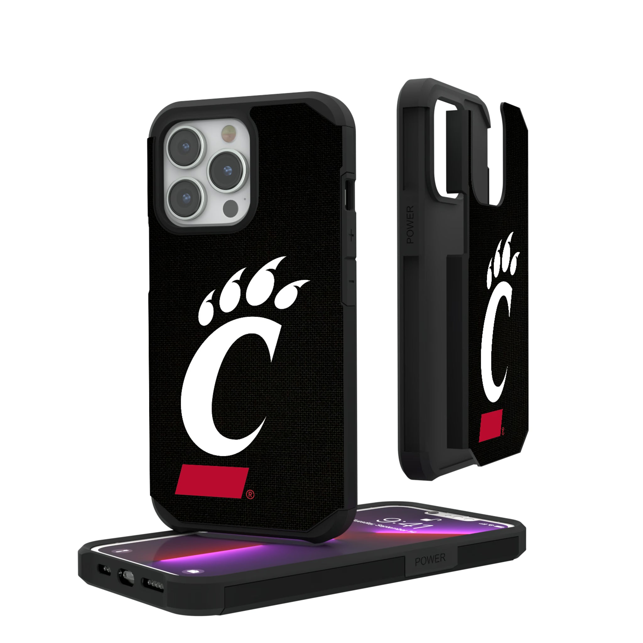 University of Cincinnati Bearcats Solid iPhone Rugged Phone Case for Apple iPhone