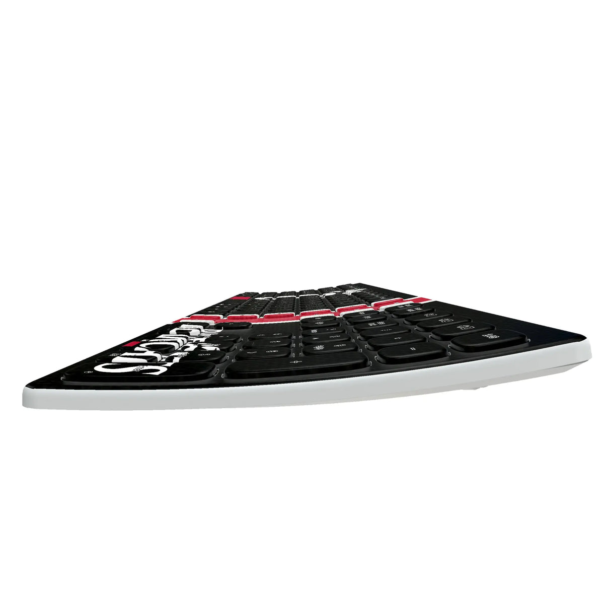 University of Cincinnati Bearcats Stripe KKB605 Curved Wireless Keyboard