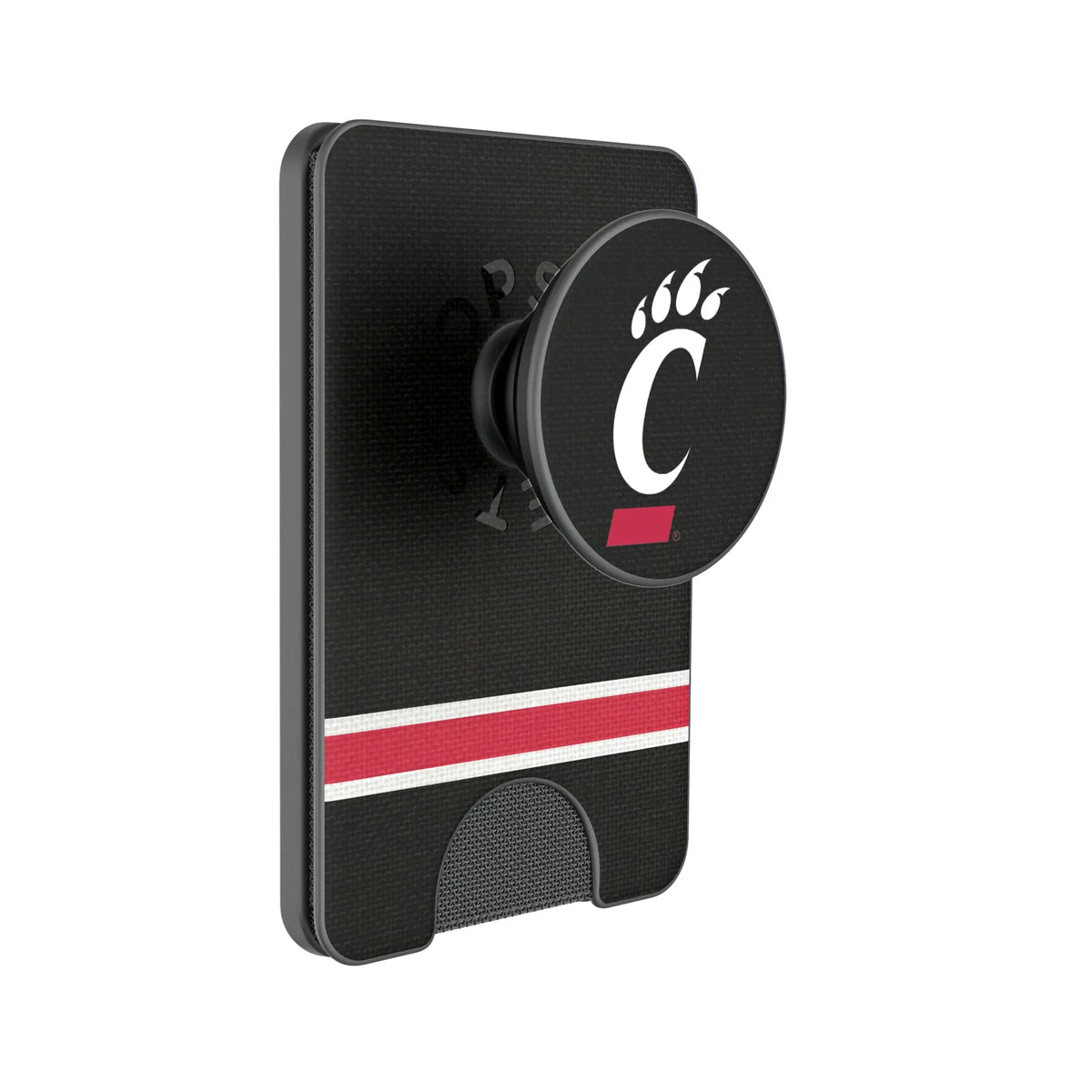 University of Cincinnati Bearcats Stripe Popsockets Wallet Magnetic