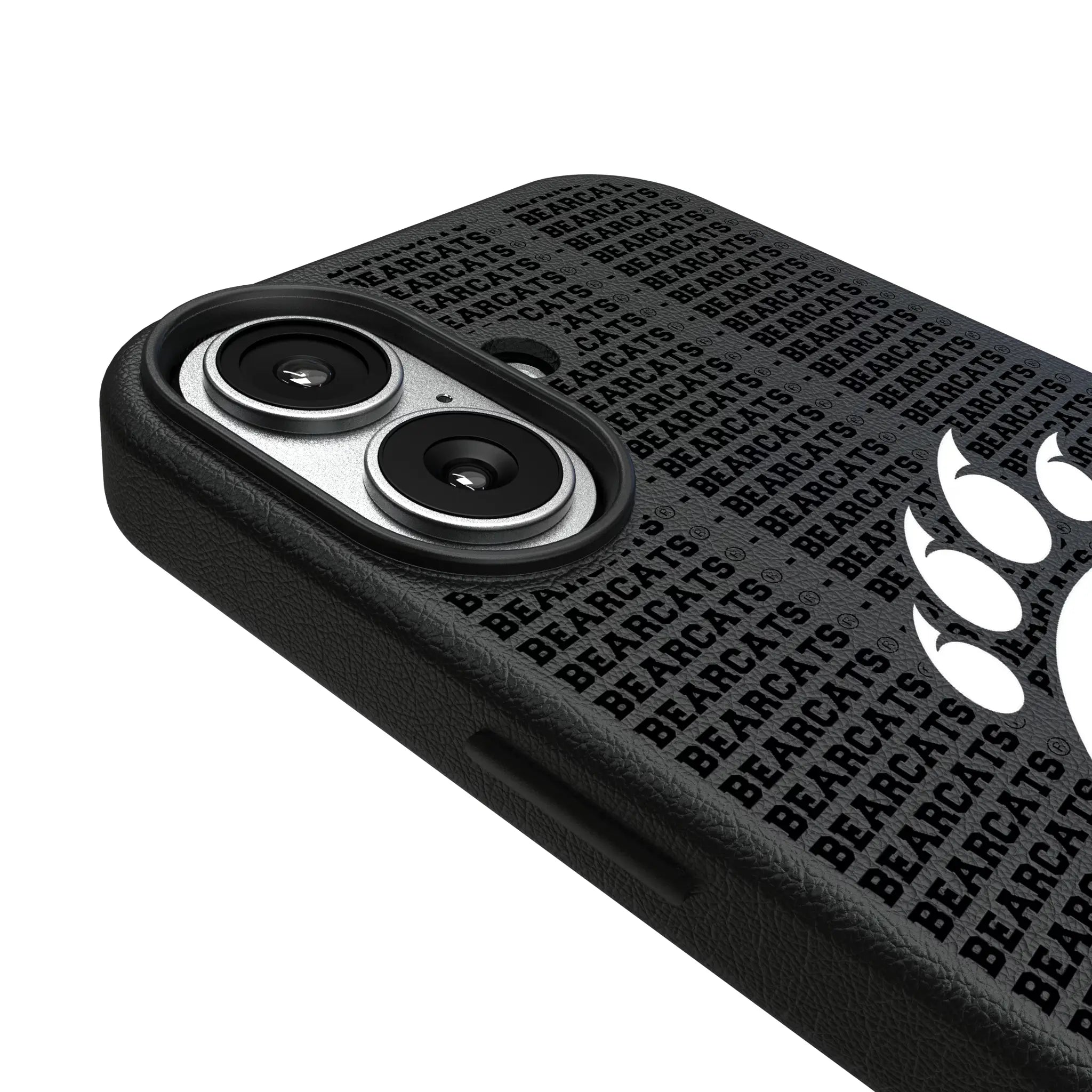 University of Cincinnati Bearcats Text Backdrop iPhone MagSafe Compatible Phone Case for Apple iPhone - Detail#Device_iPhone 17