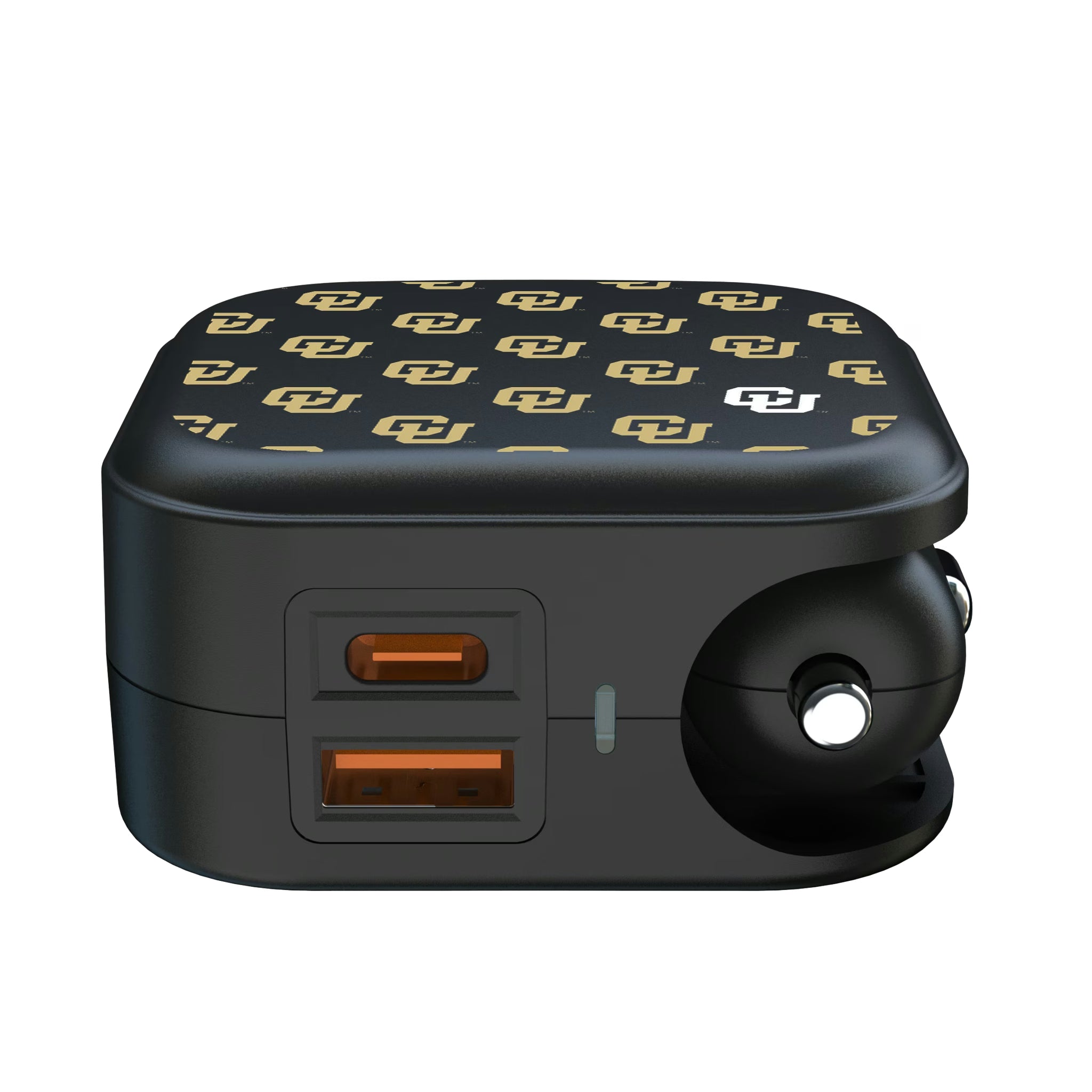 University of Colorado Buffaloes Fashion Pattern 2 in 1 USB A/C Charger