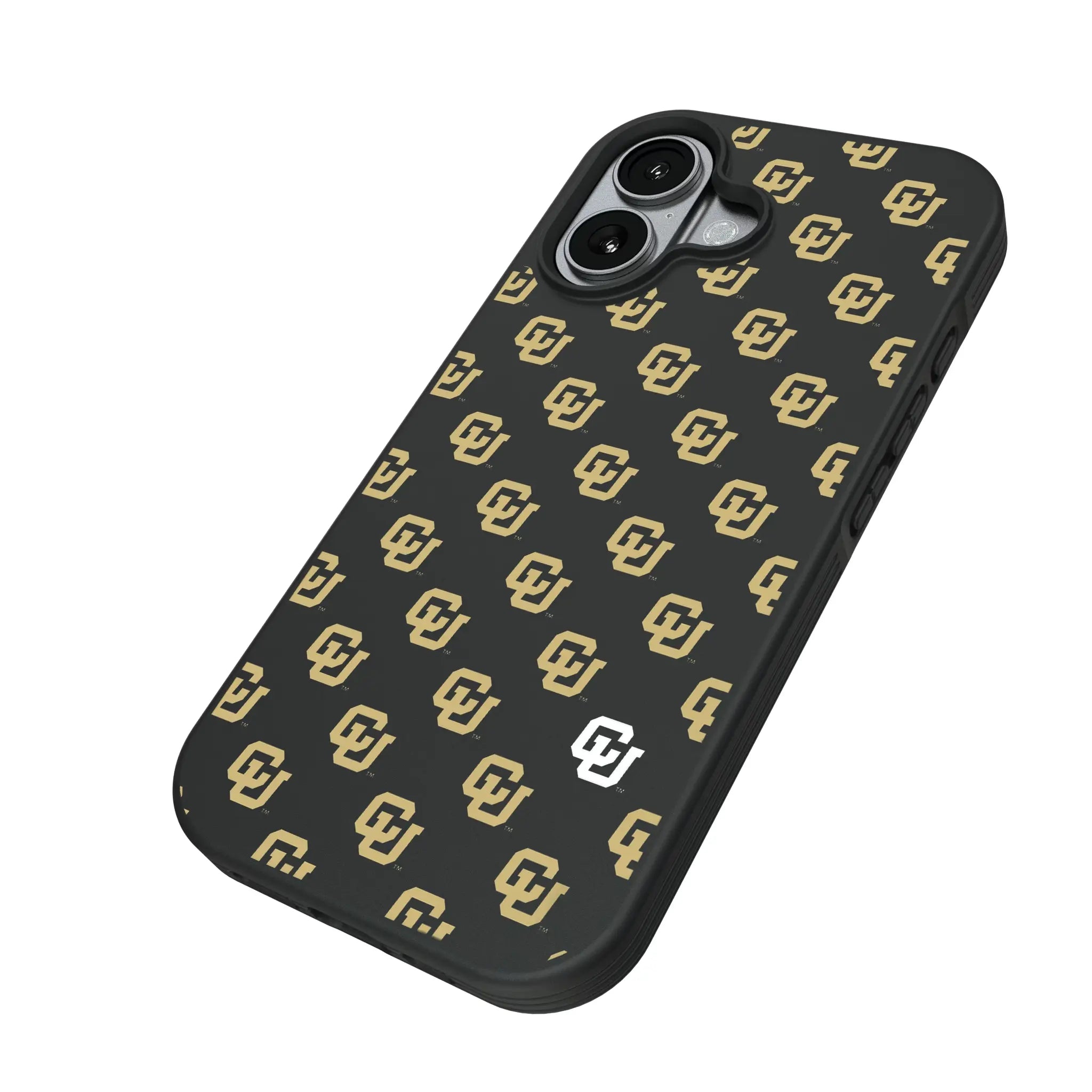 University of Colorado Buffaloes Fashion Pattern iPhone Bump Phone Case for Apple iPhone - Isometric View#Device_iPhone 17