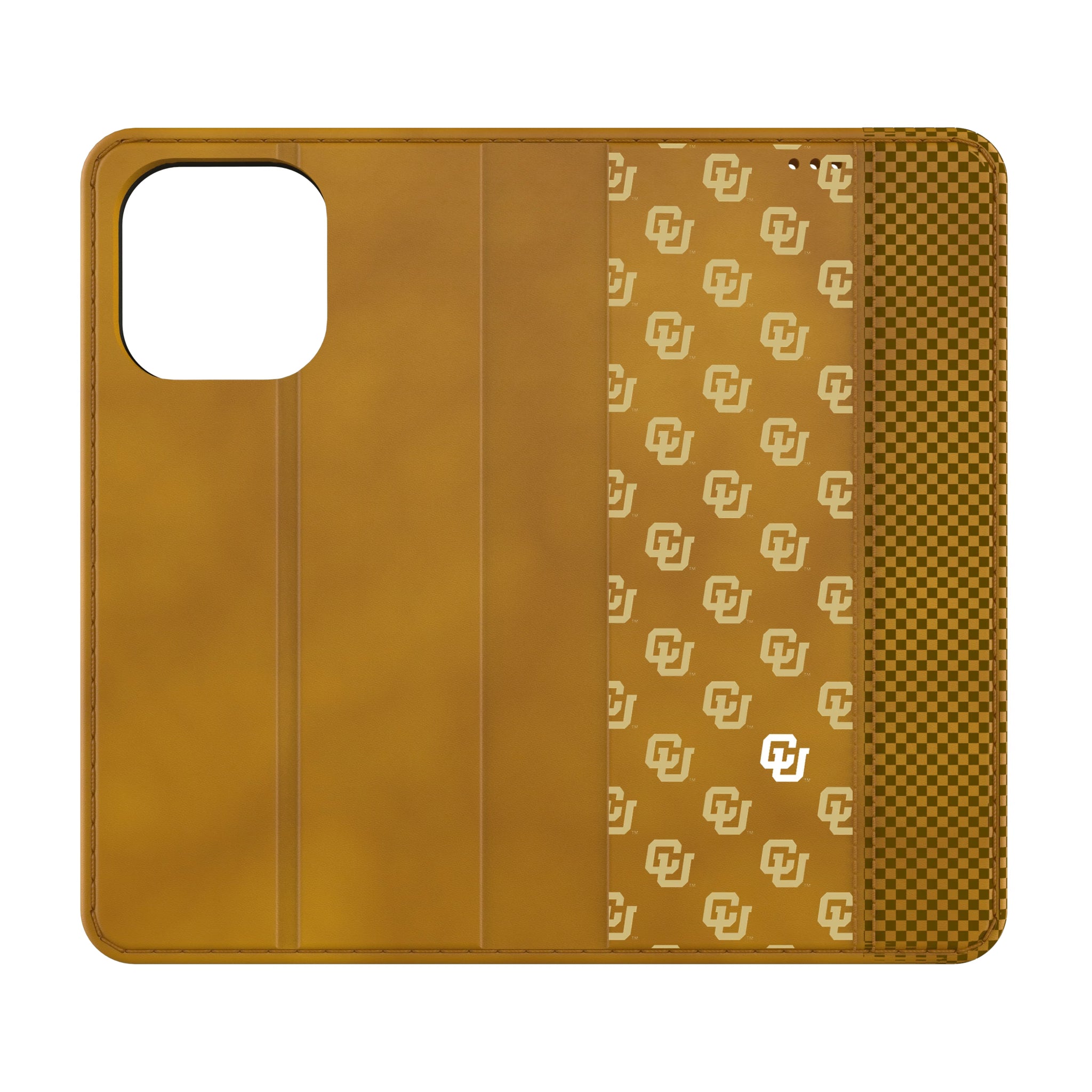University of Colorado Buffaloes Fashion Pattern iPhone Folio Phone Case for Apple iPhone