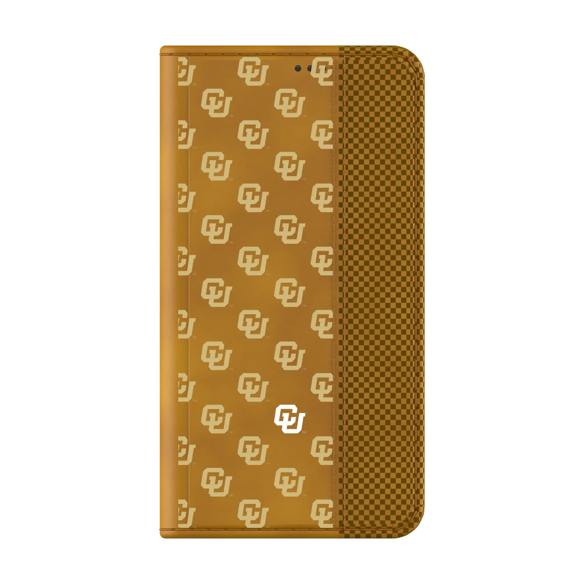 University of Colorado Buffaloes Fashion Pattern Galaxy Folio Phone Case for Samsung Galaxy