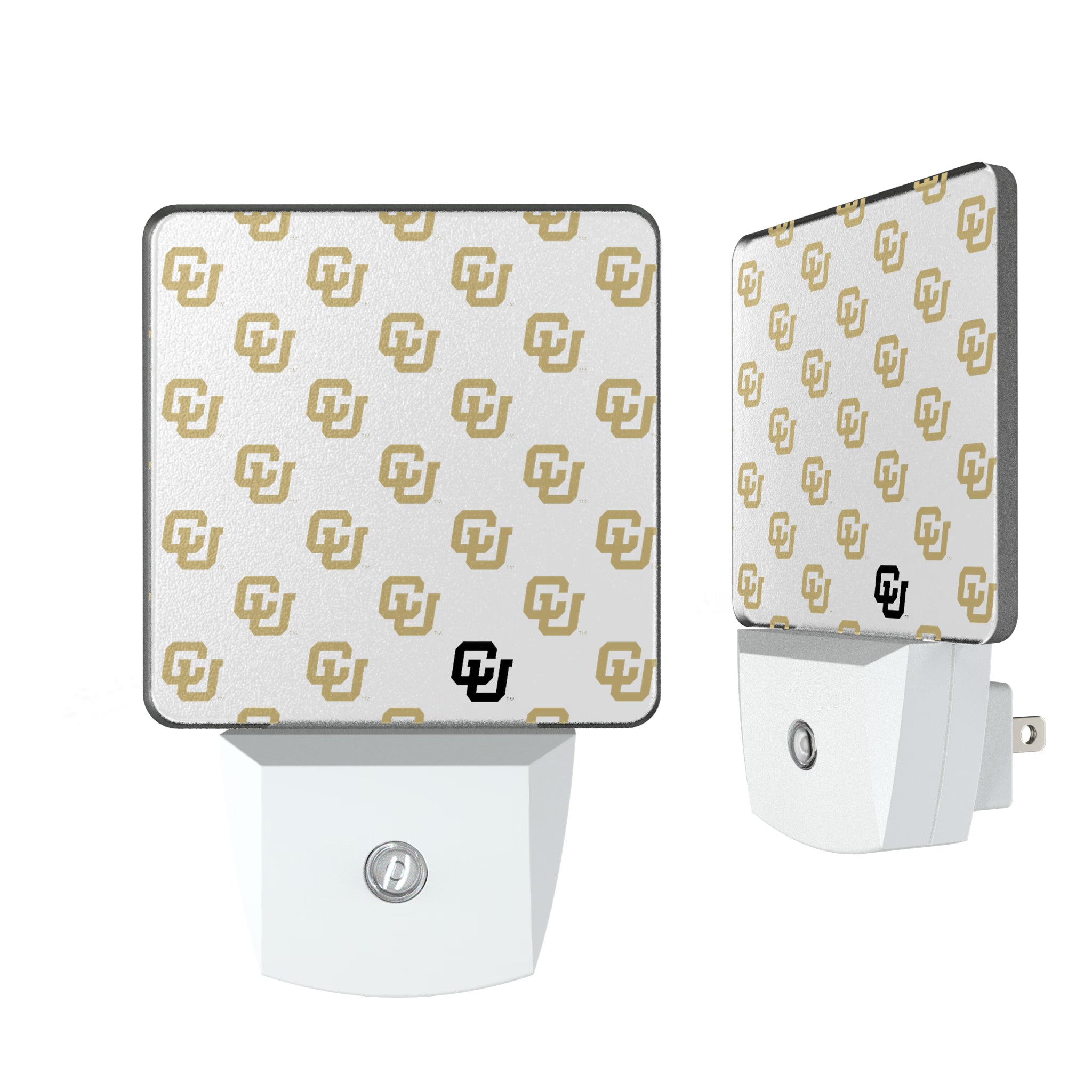 University of Colorado Buffaloes Fashion Pattern Night Light 2-Pack