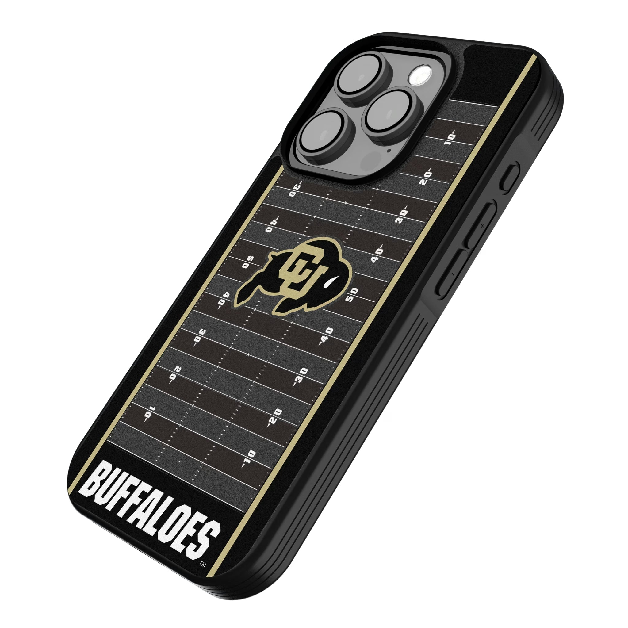 University of Colorado Buffaloes Field iPhone Bump Phone Case for Apple iPhone - Isometric View