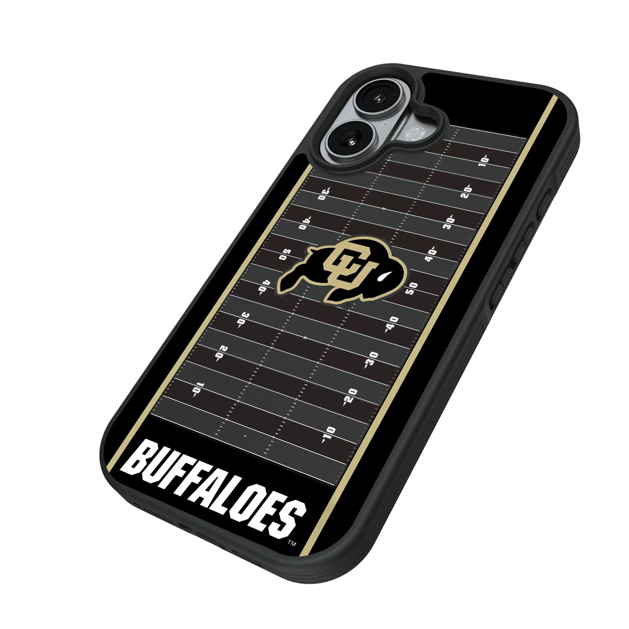 University of Colorado Buffaloes Field iPhone Bump Phone Case for Apple iPhone - Isometric View#Device_iPhone 17