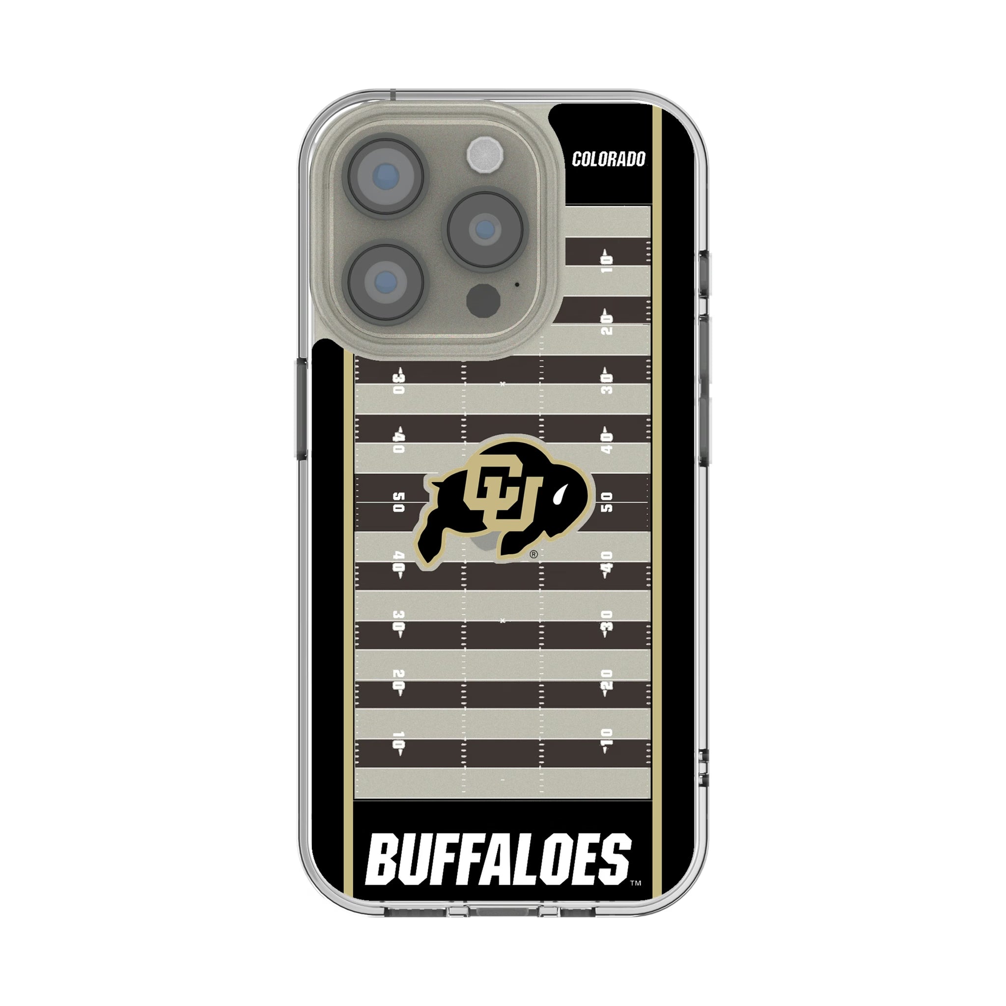 University of Colorado Buffaloes Field iPhone Clear Phone Case for Apple iPhone