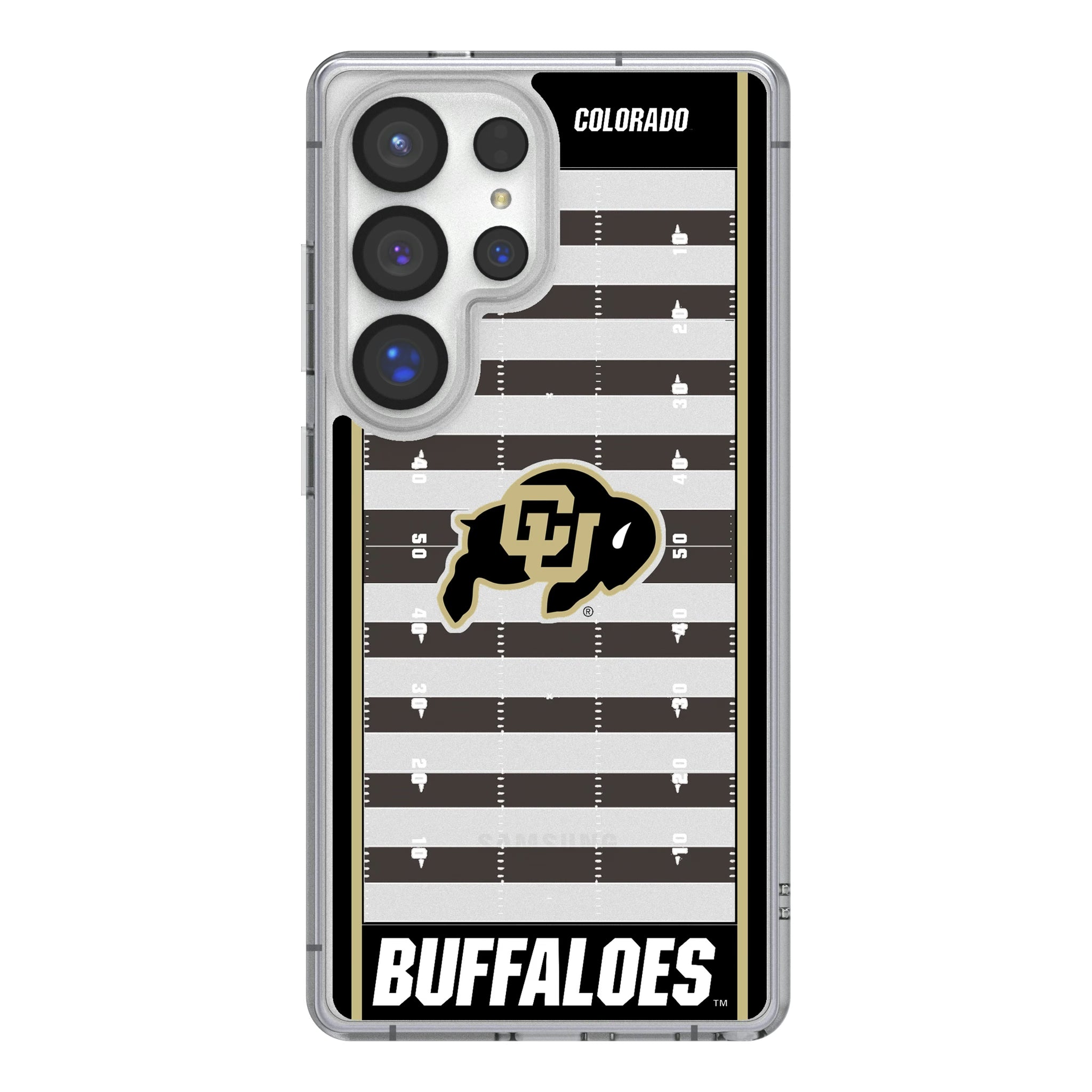 University of Colorado Buffaloes Field Galaxy Clear Phone Case for Samsung Galaxy