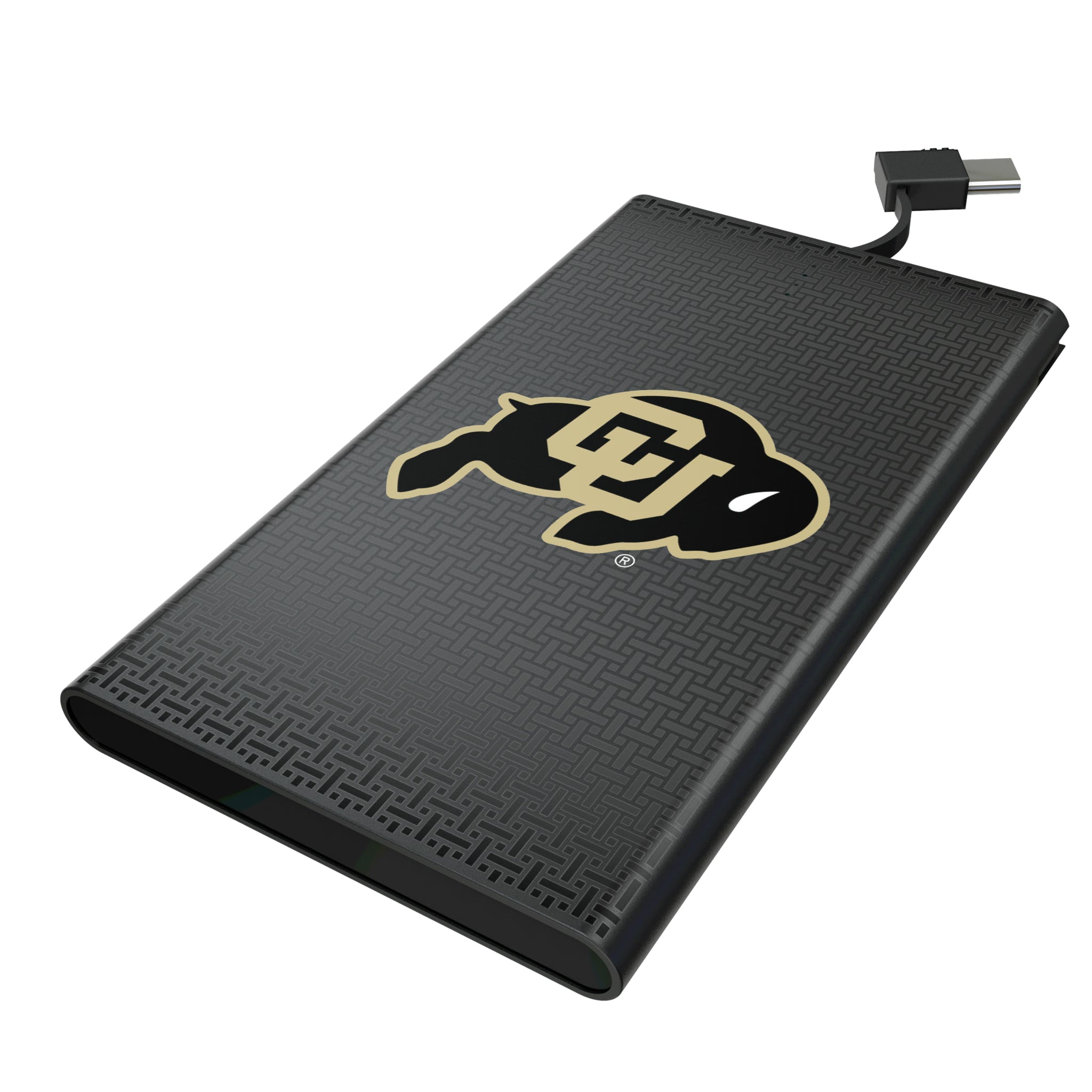 University of Colorado Buffaloes Linen 5000mAh Flat Powerbank
