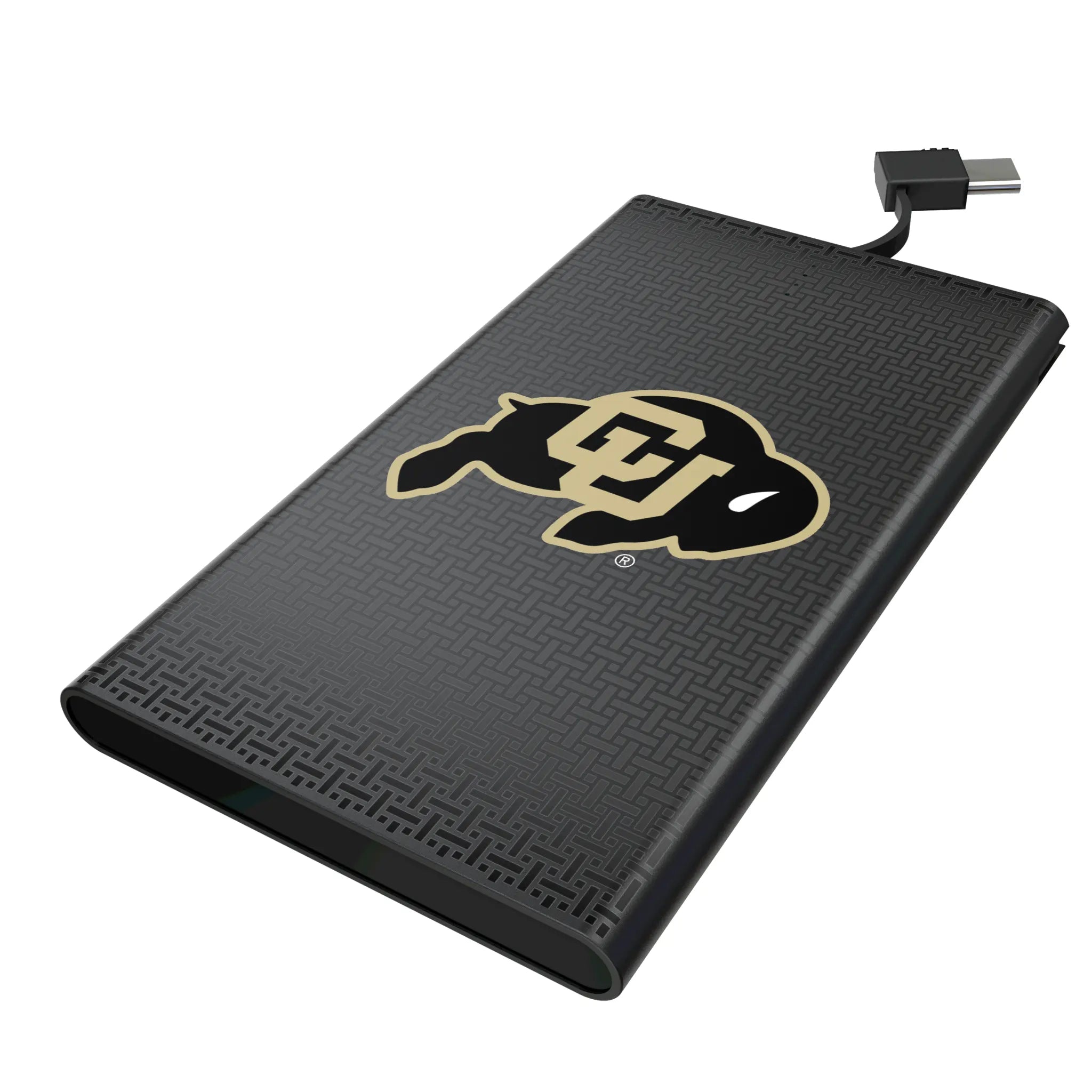 University of Colorado Buffaloes Linen 5000mAh Flat Power Bank