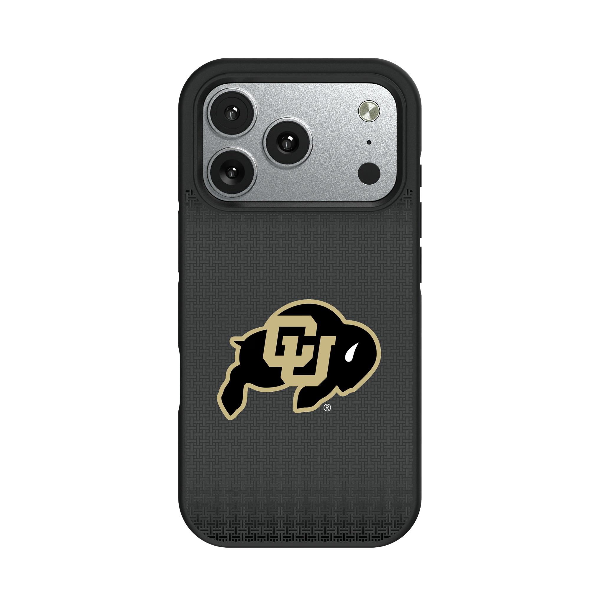 University of Colorado Buffaloes Linen iPhone Bump Phone Case for Apple iPhone#Device_iPhone 17 Pro