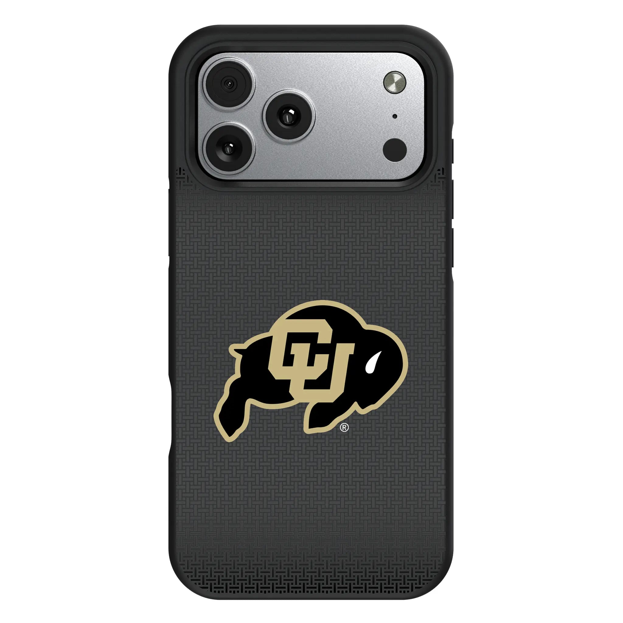 University of Colorado Buffaloes Linen iPhone Bump Phone Case for Apple iPhone#Device_iPhone 17 Pro Max