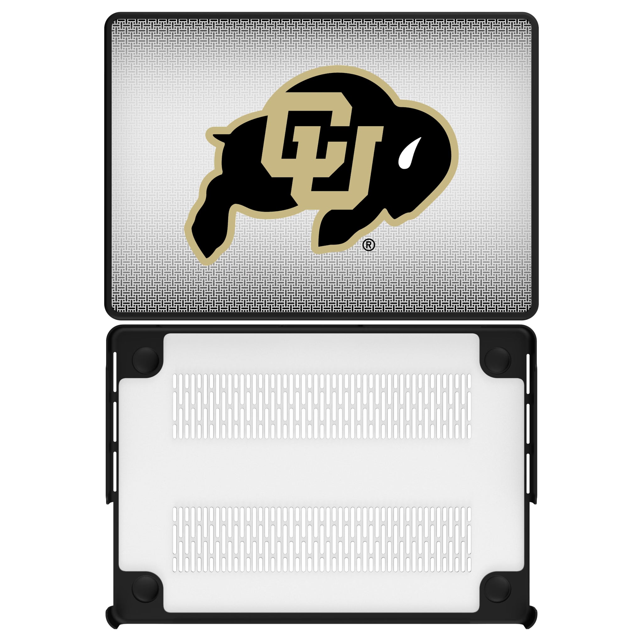 University of Colorado Buffaloes Linen MacBook Laptop Case for Apple MacBook#Device_MacBook Pro (14-inch, 2021) / MacBook Pro (14-inch, 2023) / MacBook Pro (14-inch, 2024)
