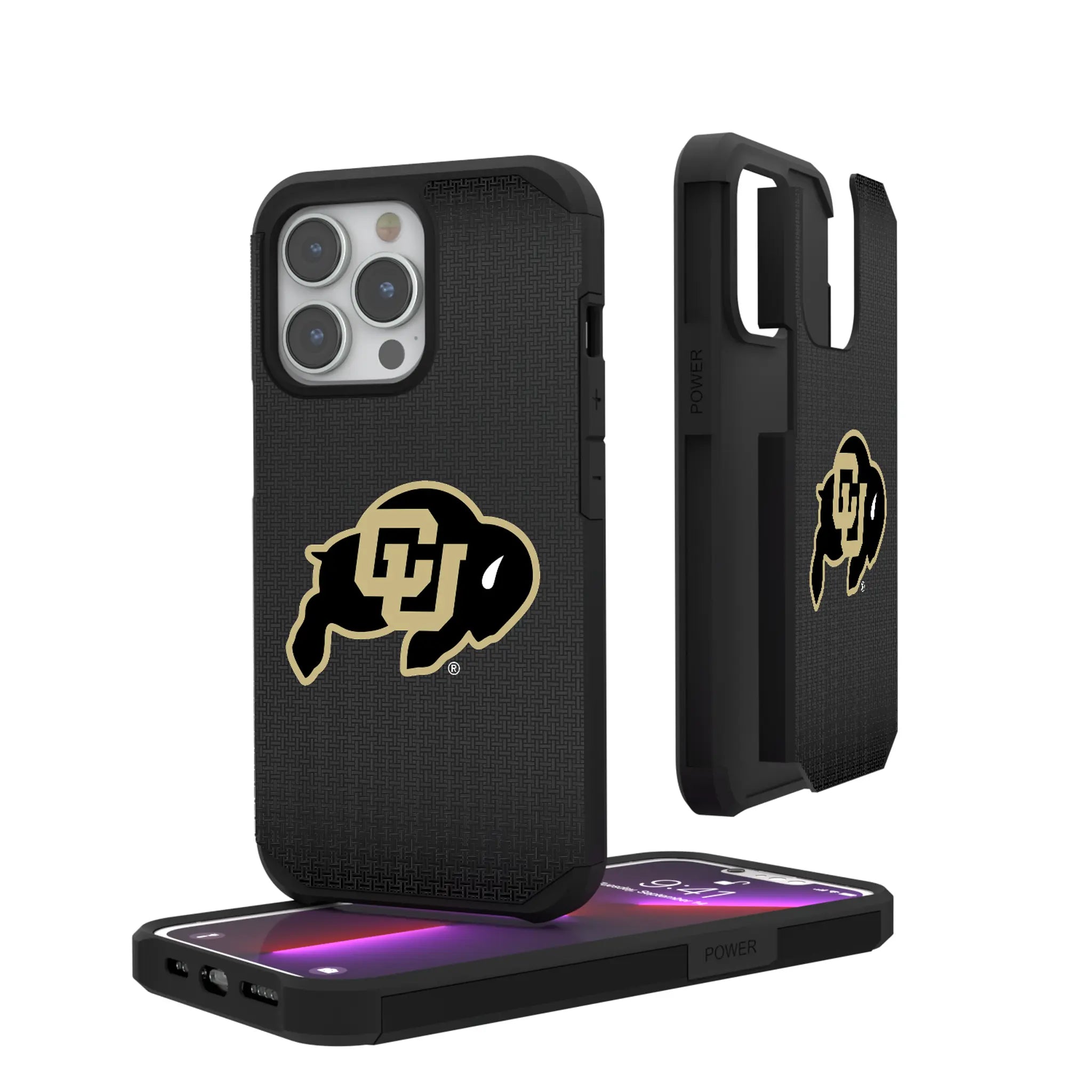 University of Colorado Buffaloes Linen iPhone Rugged Phone Case for Apple iPhone