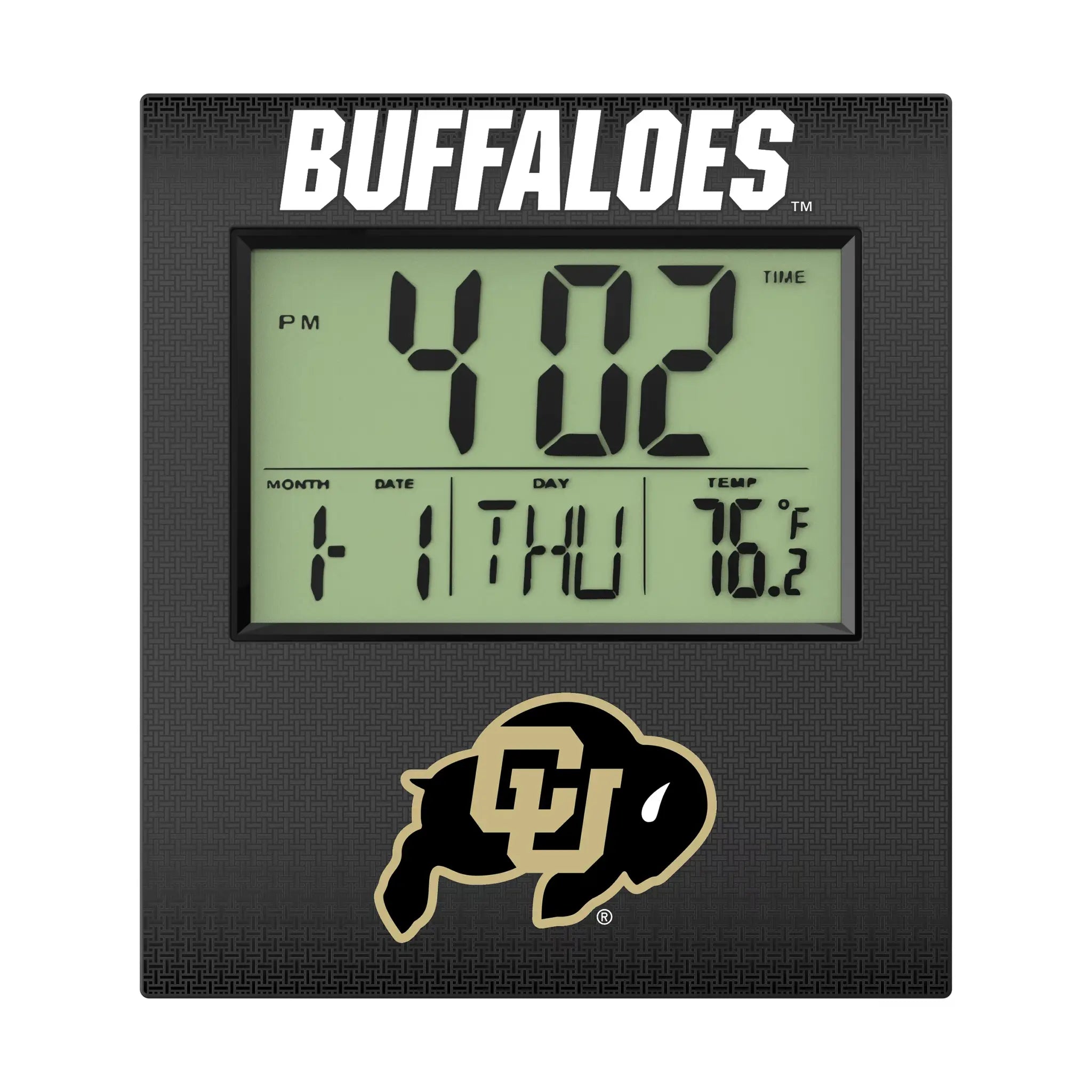 University of Colorado Buffaloes Linen Wall Clock
