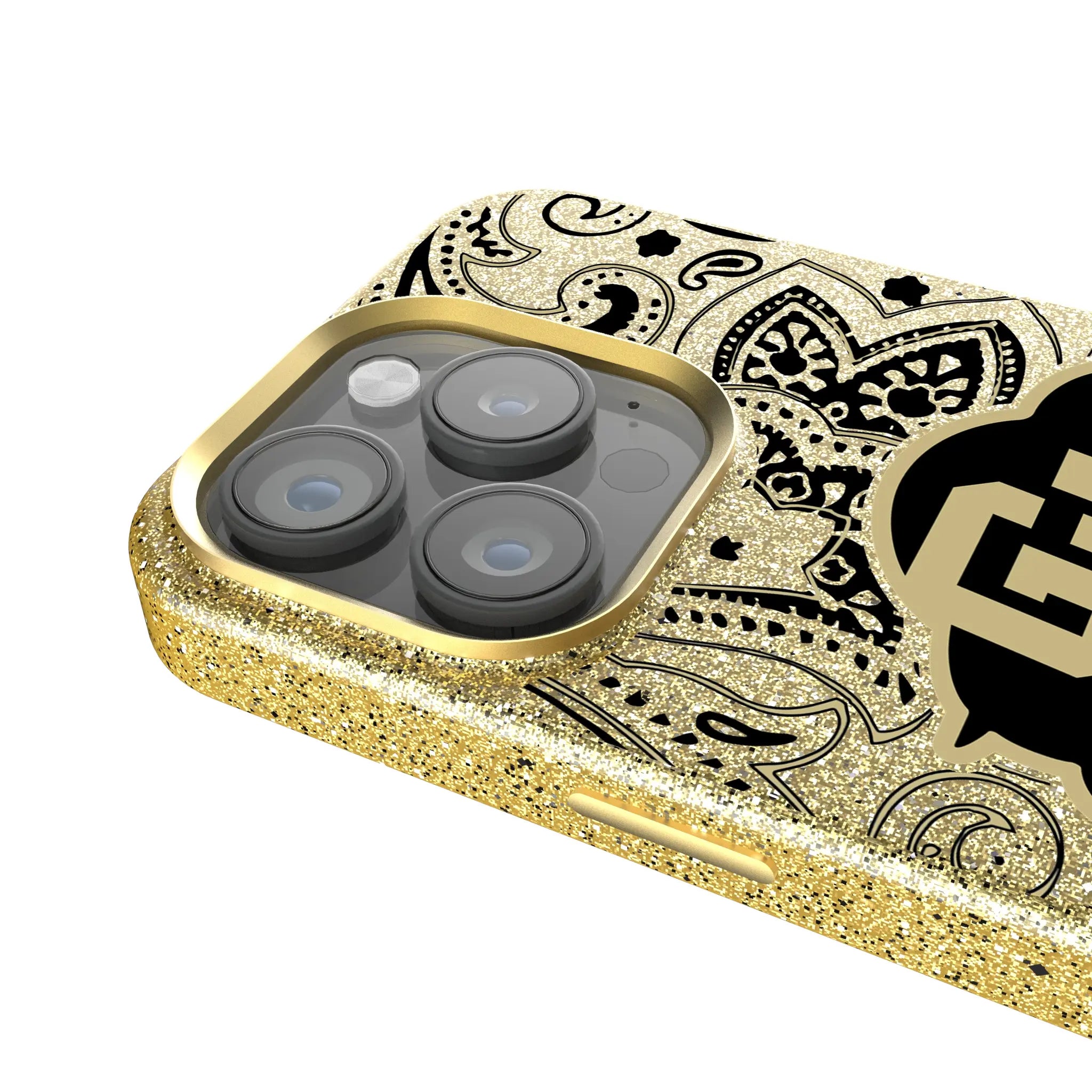 University of Colorado Buffaloes Paisley iPhone Bling Phone Case for Apple iPhone - Detail