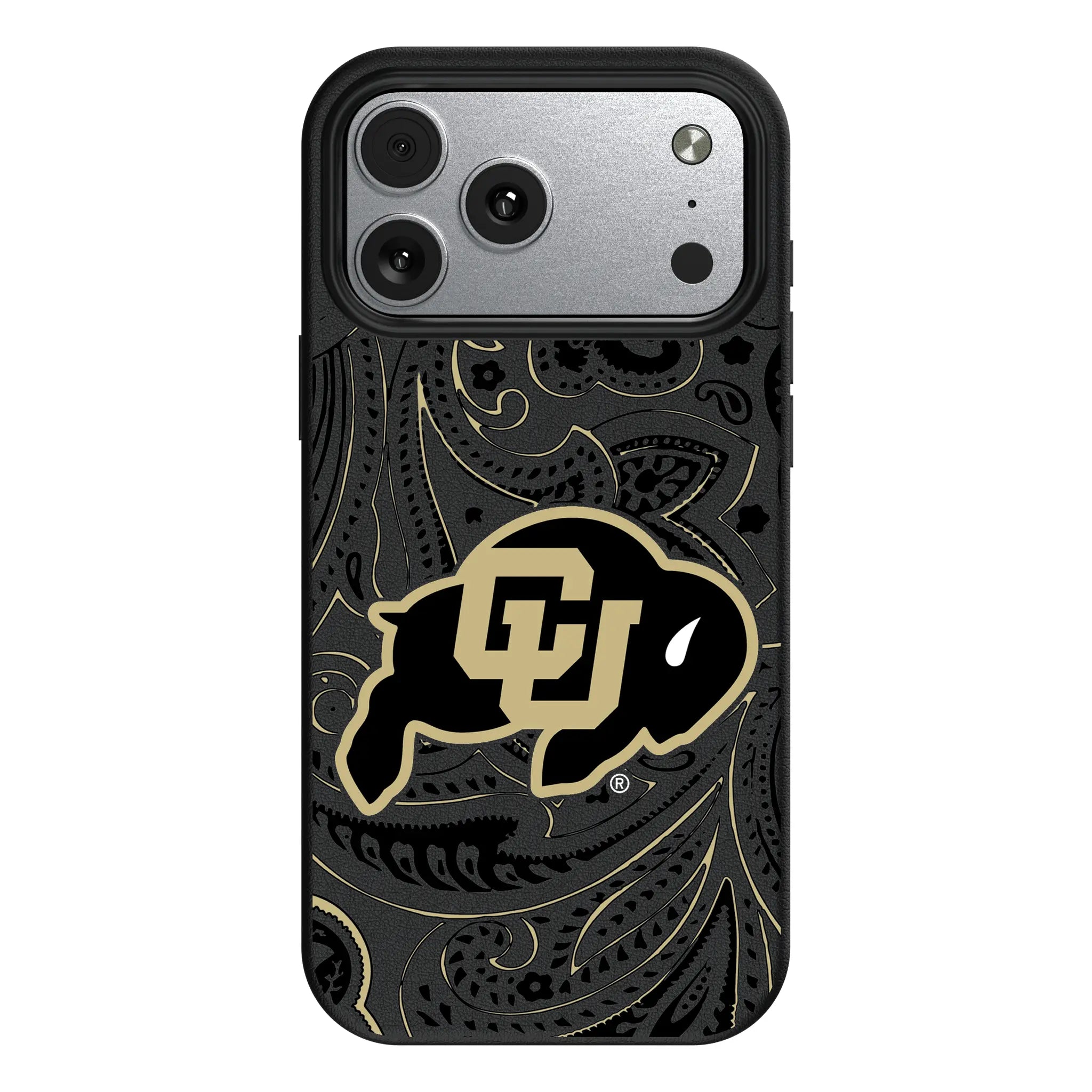 University of Colorado Buffaloes Paisley iPhone MagSafe Compatible Phone Case for Apple iPhone#Device_iPhone 17 Pro Max