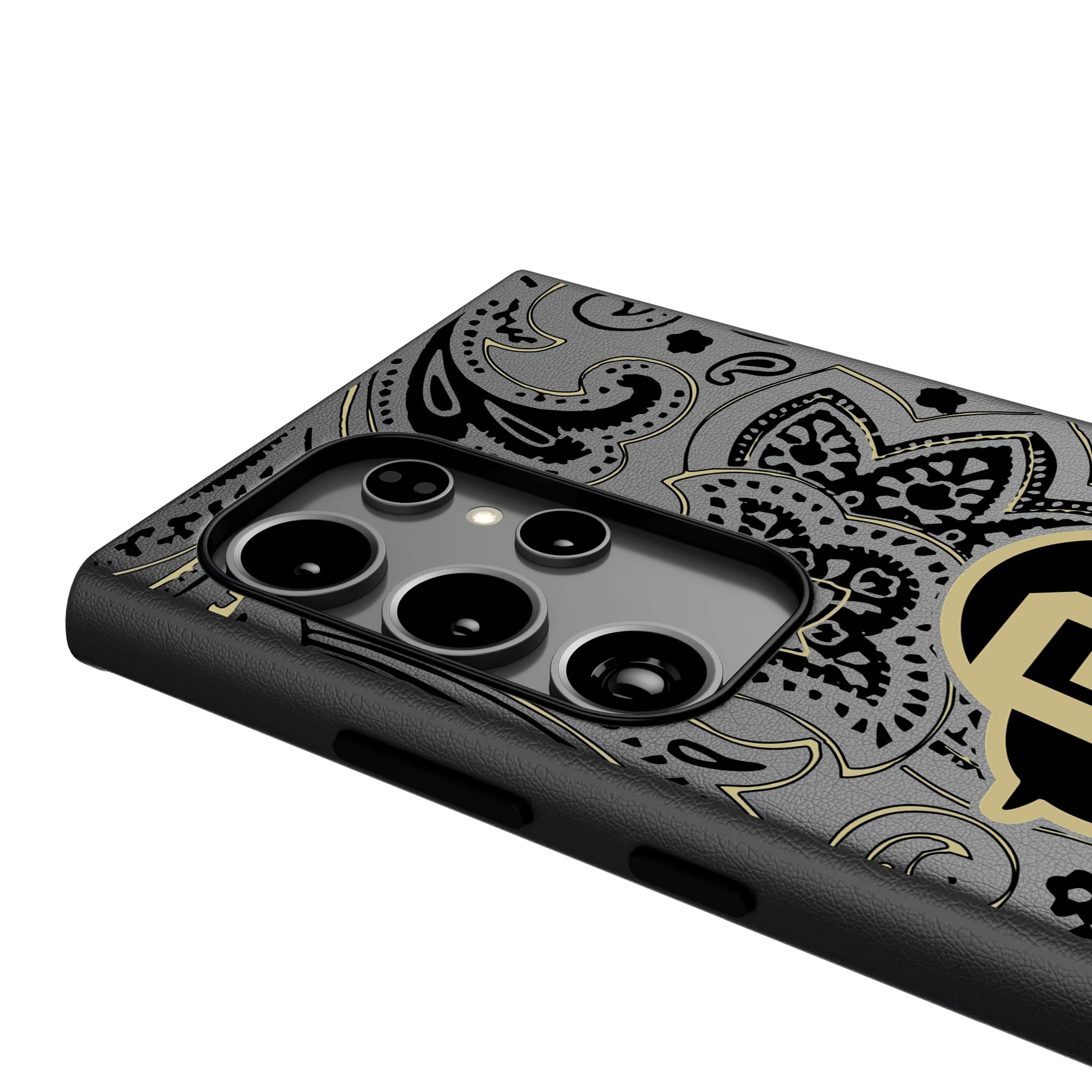 University of Colorado Buffaloes Paisley Galaxy MagSafe Compatible Phone Case for Samsung Galaxy - Detail