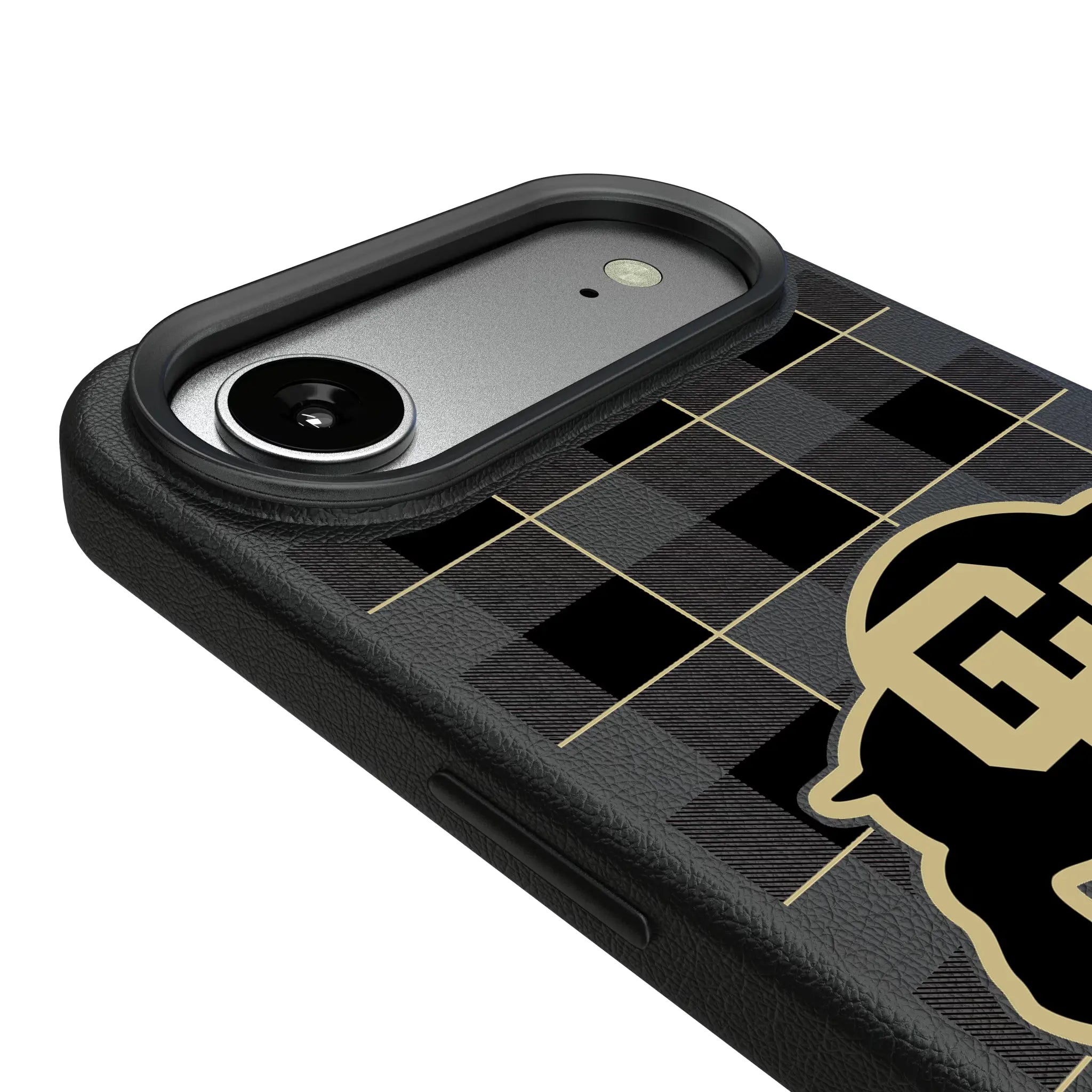 University of Colorado Buffaloes Plaid iPhone MagSafe Compatible Phone Case for Apple iPhone - Detail#Device_iPhone Air