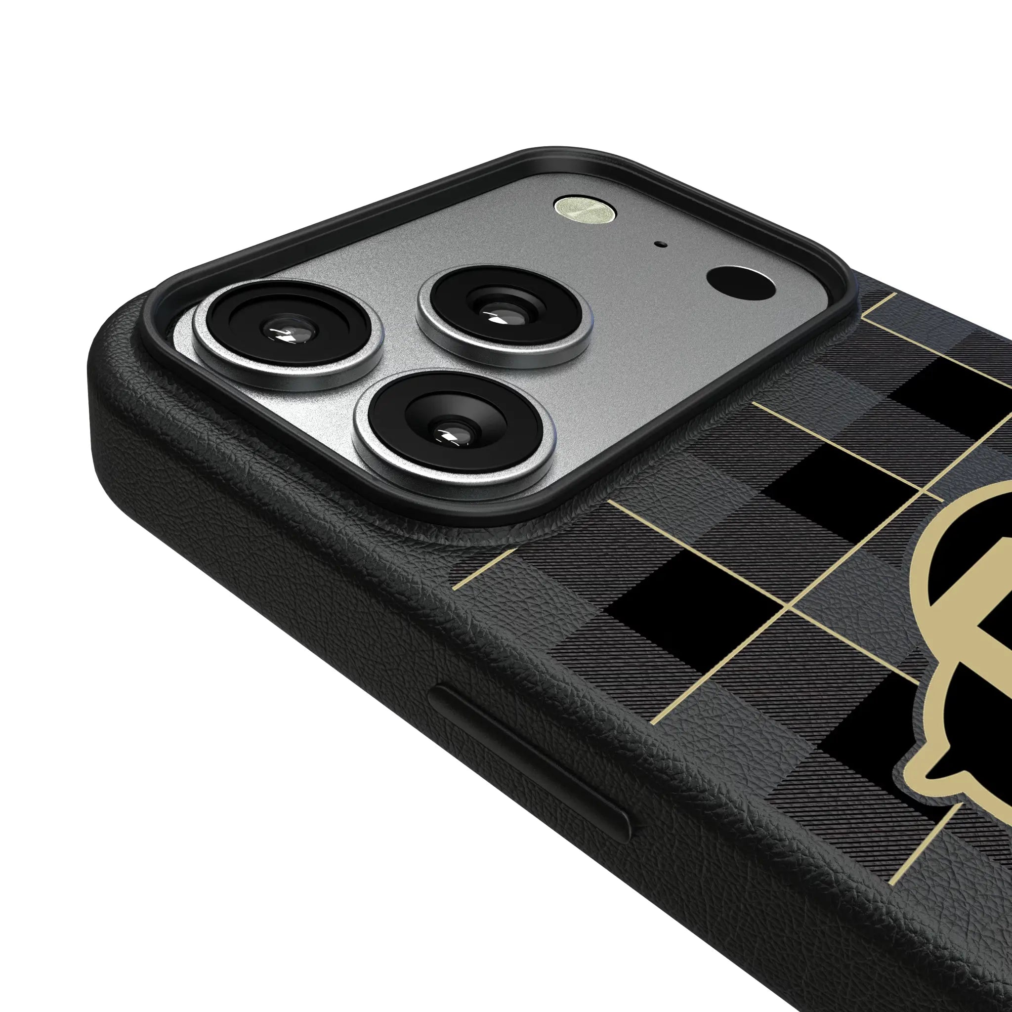 University of Colorado Buffaloes Plaid iPhone MagSafe Compatible Phone Case for Apple iPhone - Detail#Device_iPhone 17 Pro