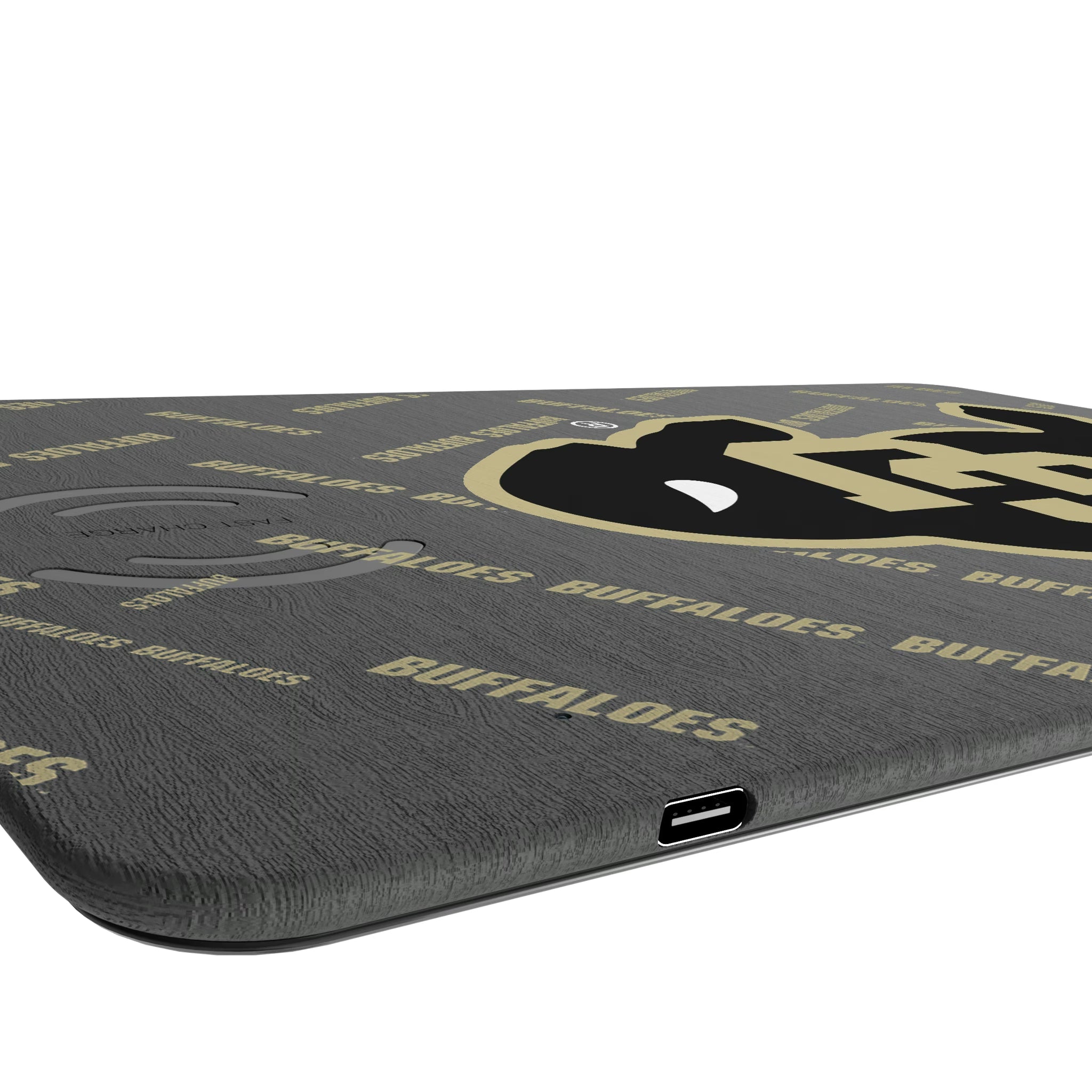 University of Colorado Buffaloes Quadtile 15-Watt Wireless Charger and Mouse Pad