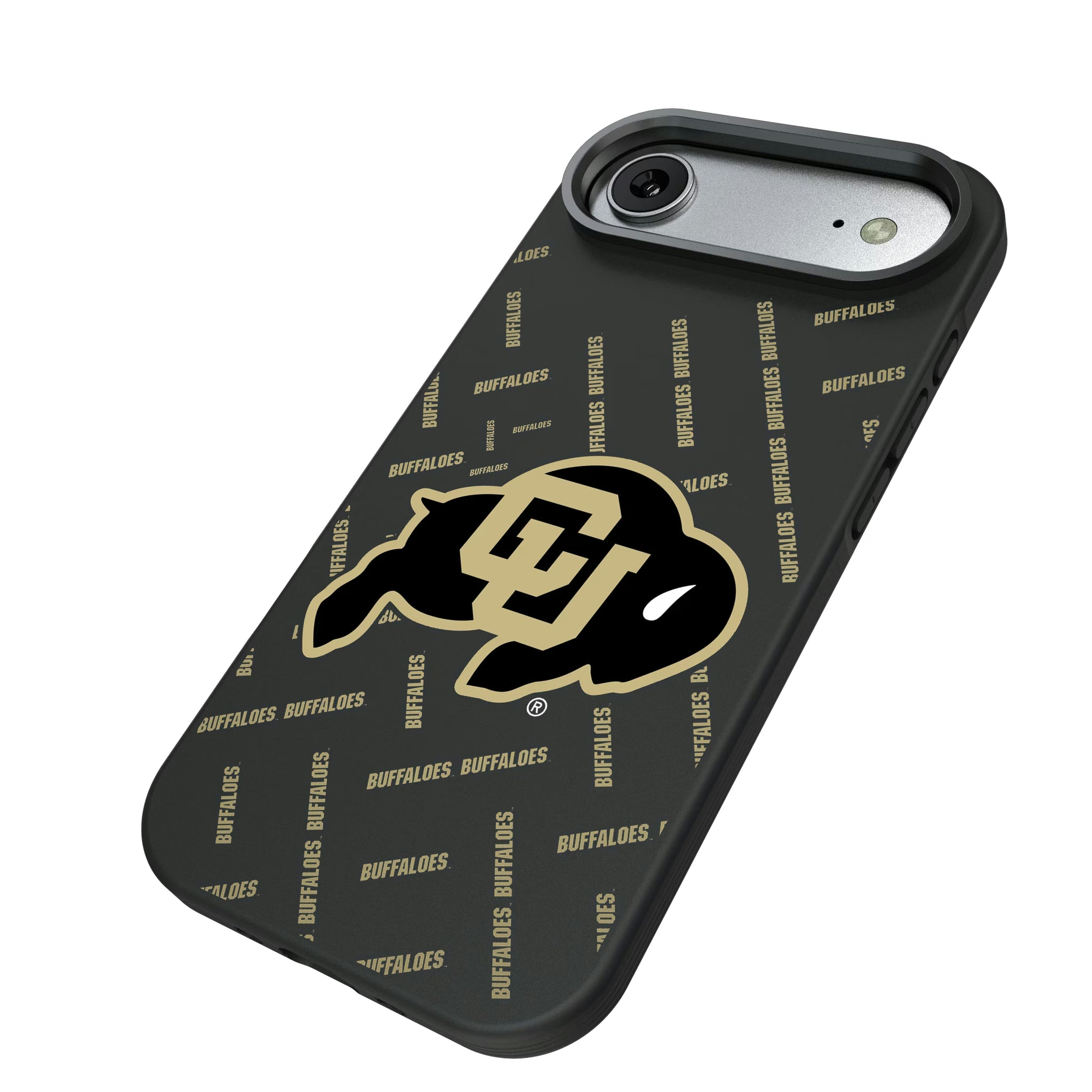 University of Colorado Buffaloes Quadtile iPhone Bump Phone Case for Apple iPhone - Isometric View#Device_iPhone Air