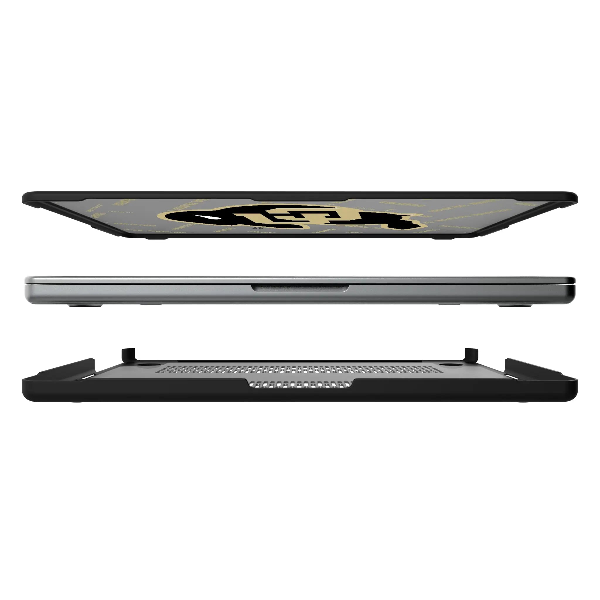 University of Colorado Buffaloes Quadtile MacBook Laptop Case for Apple MacBook
