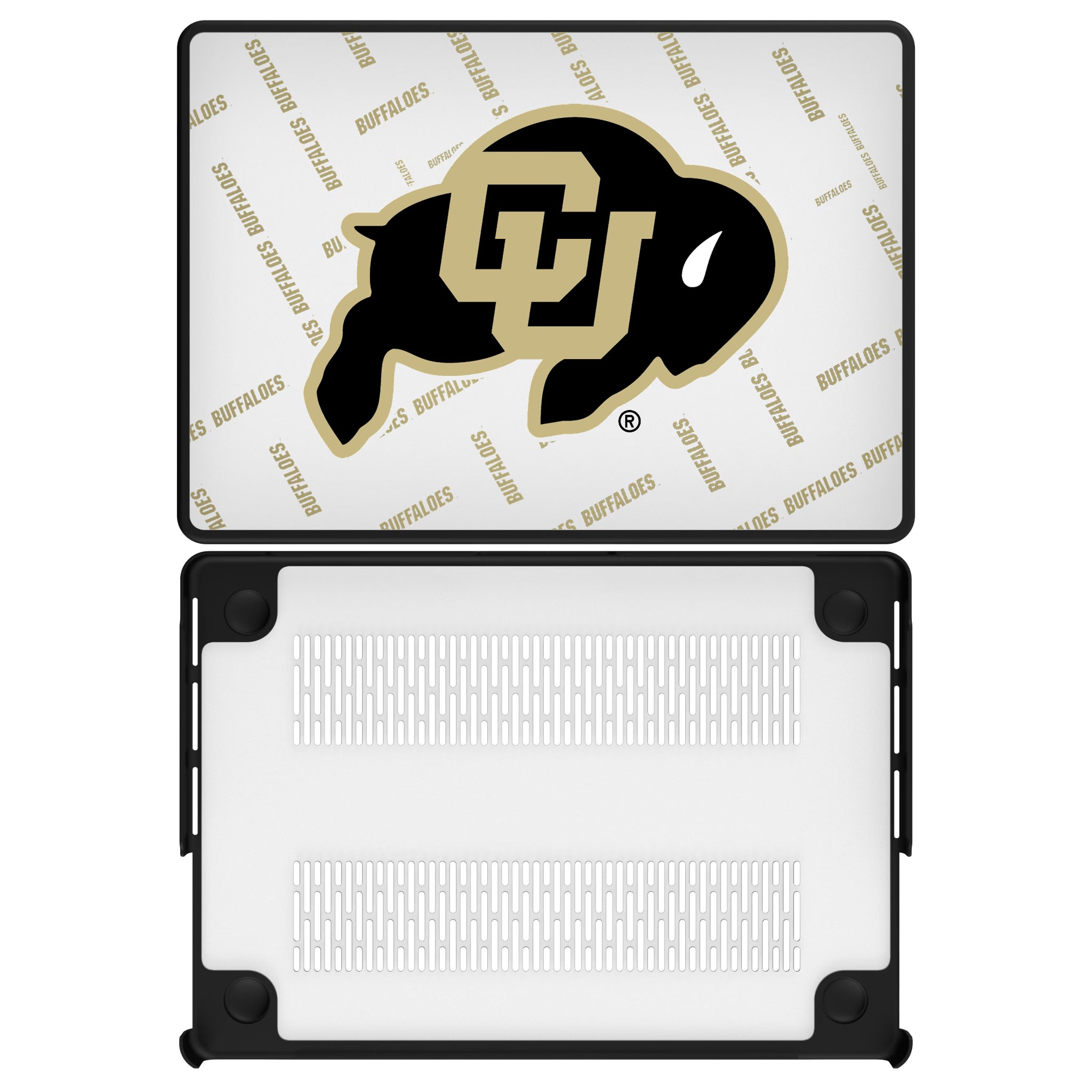 University of Colorado Buffaloes Quadtile MacBook Laptop Case for Apple MacBook#Device_MacBook Pro (14-inch, 2021) / MacBook Pro (14-inch, 2023) / MacBook Pro (14-inch, 2024)