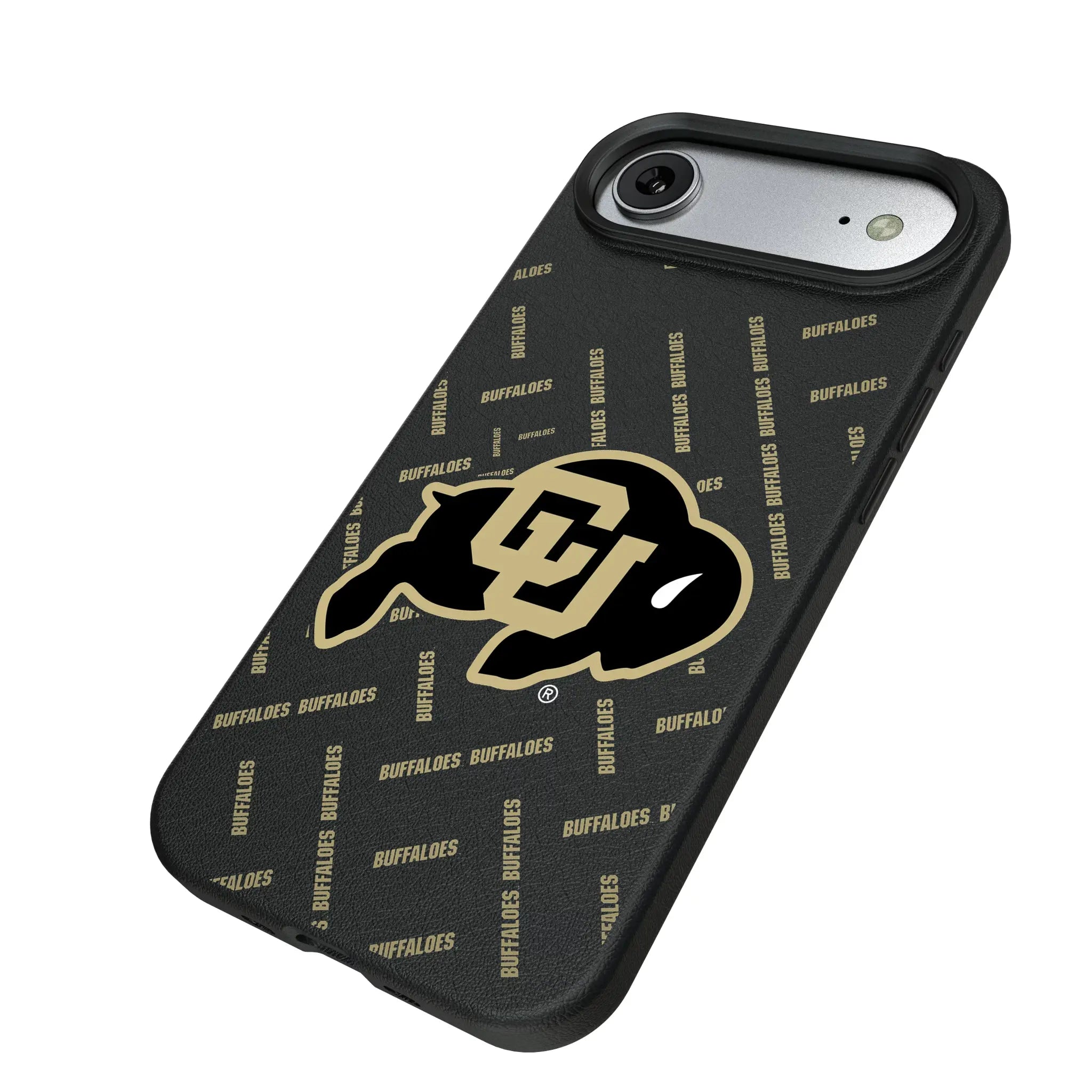 University of Colorado Buffaloes Quadtile iPhone MagSafe Compatible Phone Case for Apple iPhone - Isometric View#Device_iPhone Air