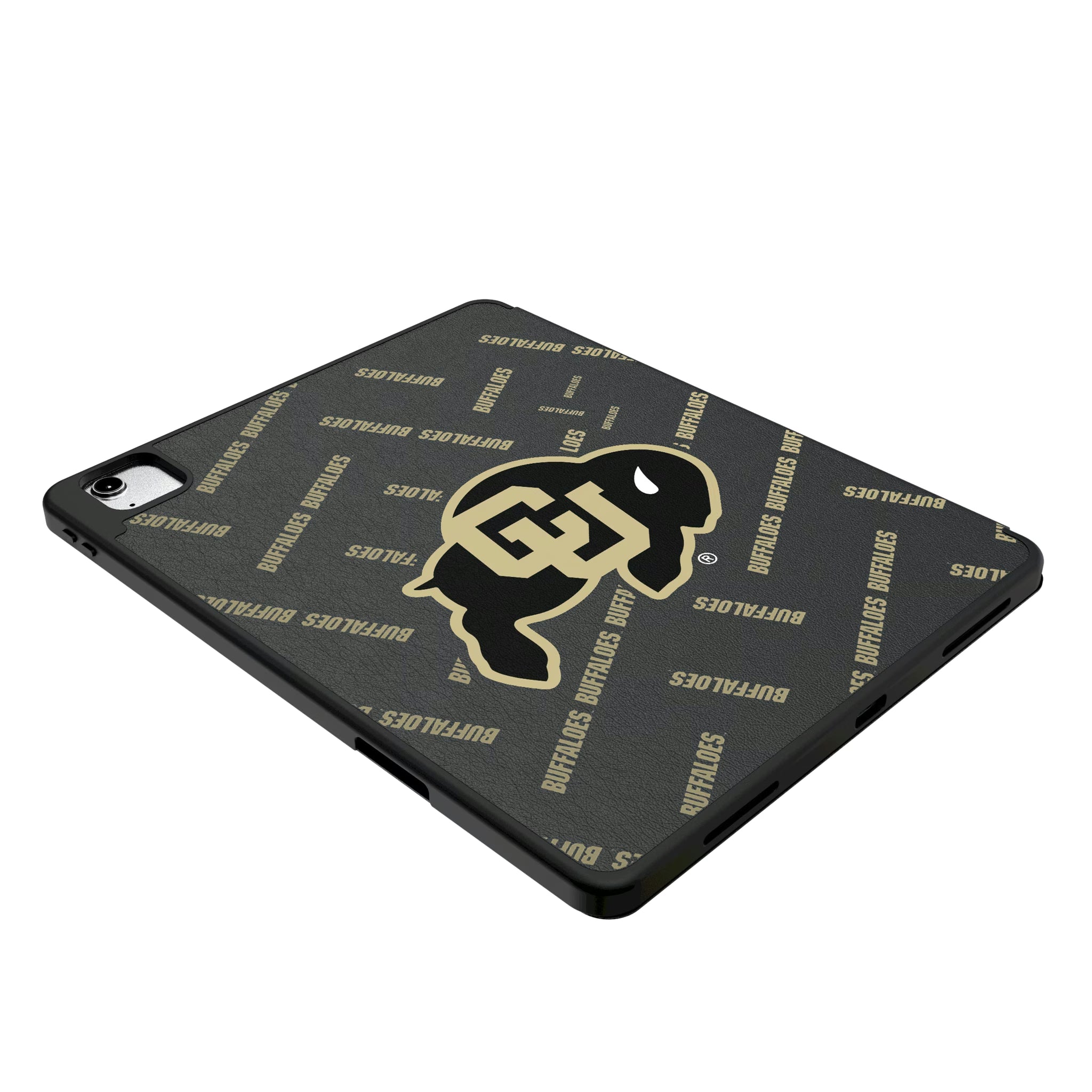 University of Colorado Buffaloes Quadtile iPad Tablet Case for Apple iPad - Isometric View