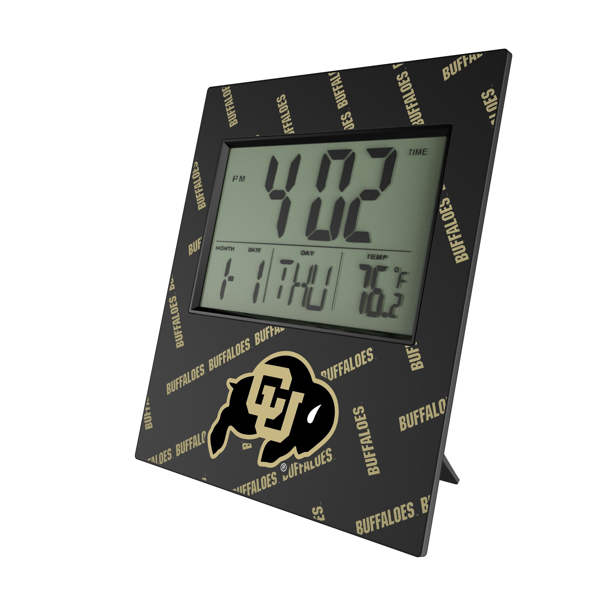University of Colorado Buffaloes Quadtile Wall Clock