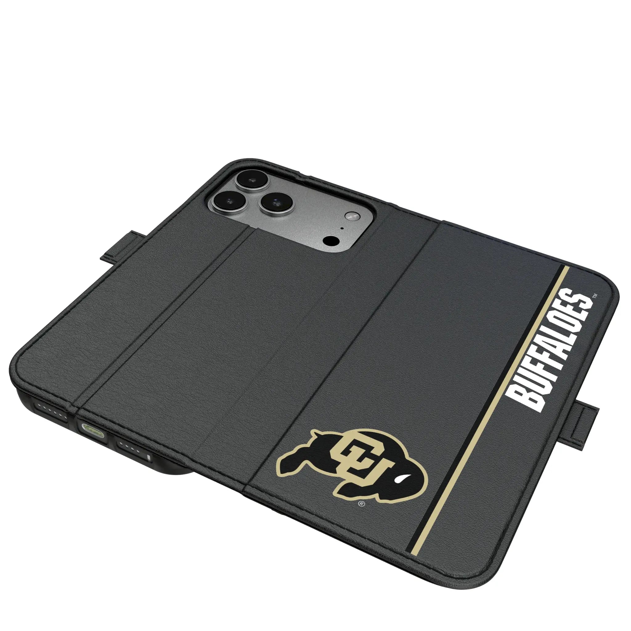 University of Colorado Buffaloes Sidebar iPhone Folio Phone Case for Apple iPhone#Device_iPhone 17 Pro Max