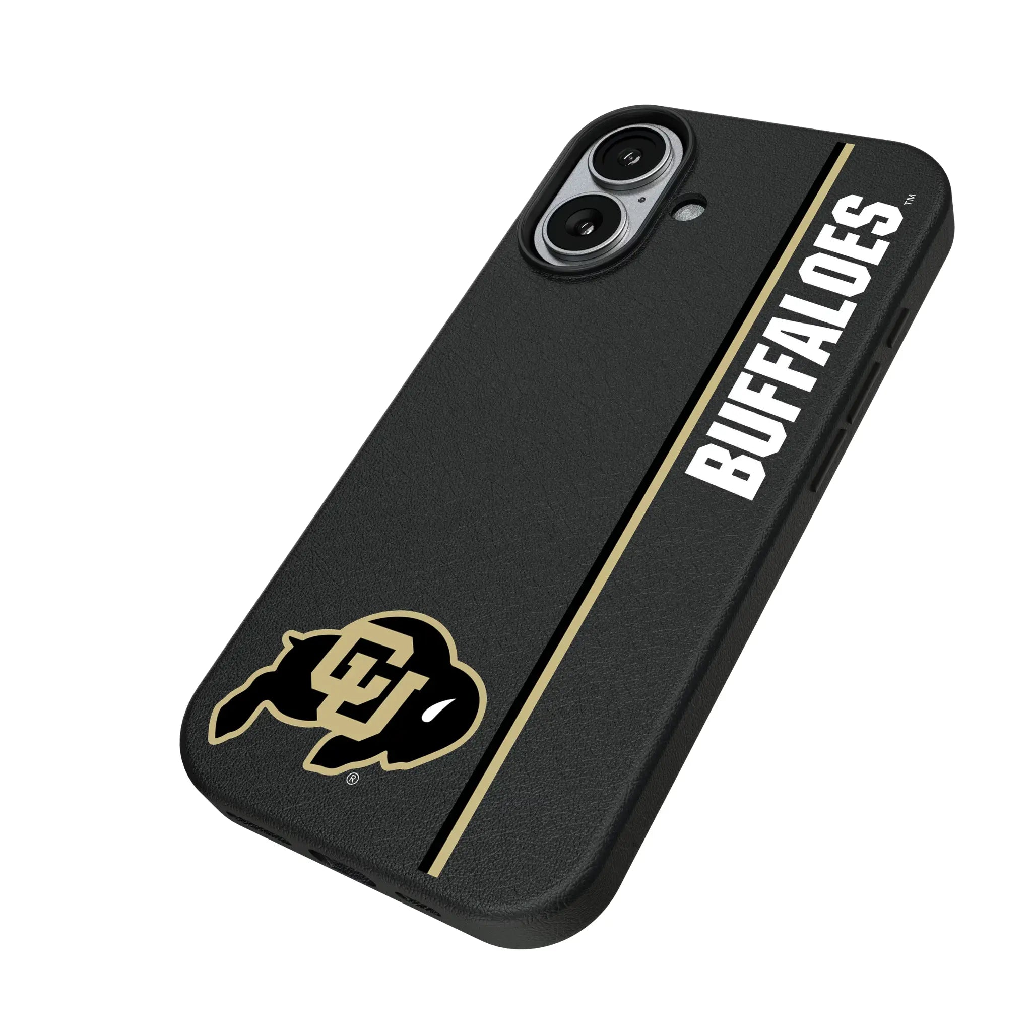 University of Colorado Buffaloes Sidebar iPhone MagSafe Compatible Phone Case for Apple iPhone - Isometric View#Device_iPhone 17