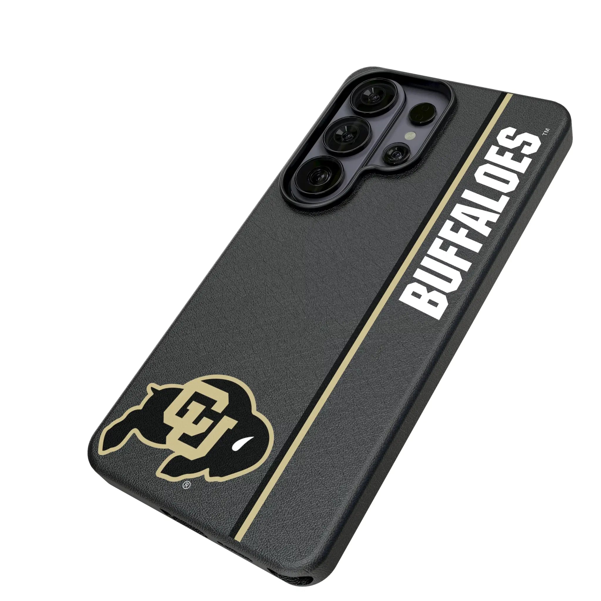 University of Colorado Buffaloes Sidebar Galaxy MagSafe Compatible Phone Case for Samsung Galaxy - Isometric View#Device_Galaxy S26 Ultra