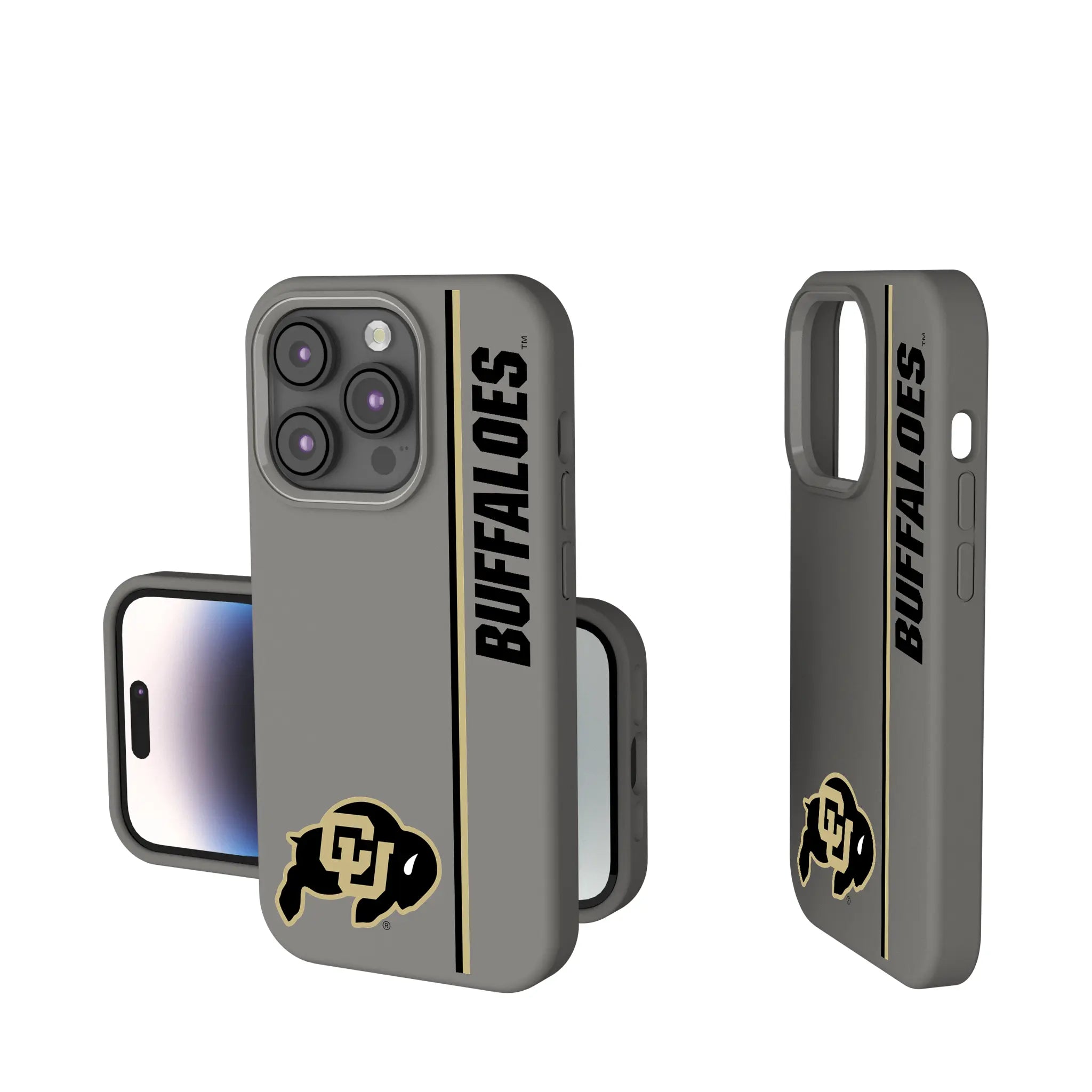 University of Colorado Buffaloes Sidebar iPhone Soft Touch Phone Case for Apple iPhone