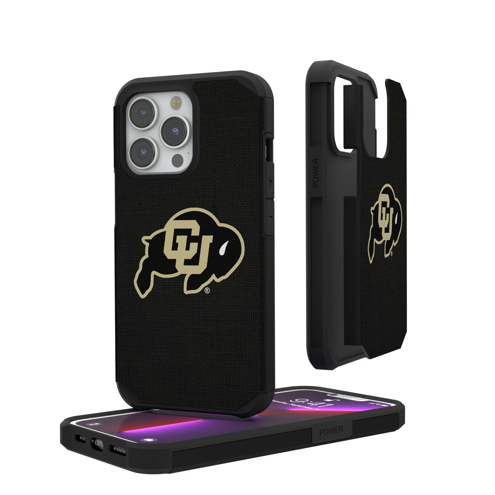 University of Colorado Buffaloes Solid iPhone Rugged Phone Case for Apple iPhone