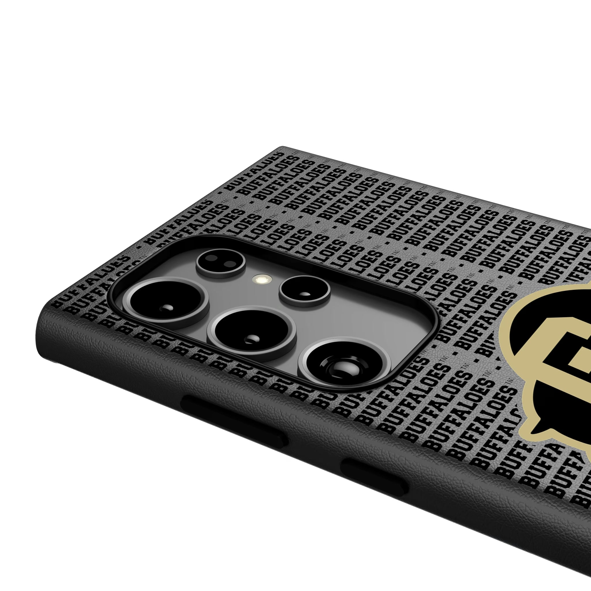 University of Colorado Buffaloes Text Backdrop Galaxy MagSafe Compatible Phone Case for Samsung Galaxy - Detail