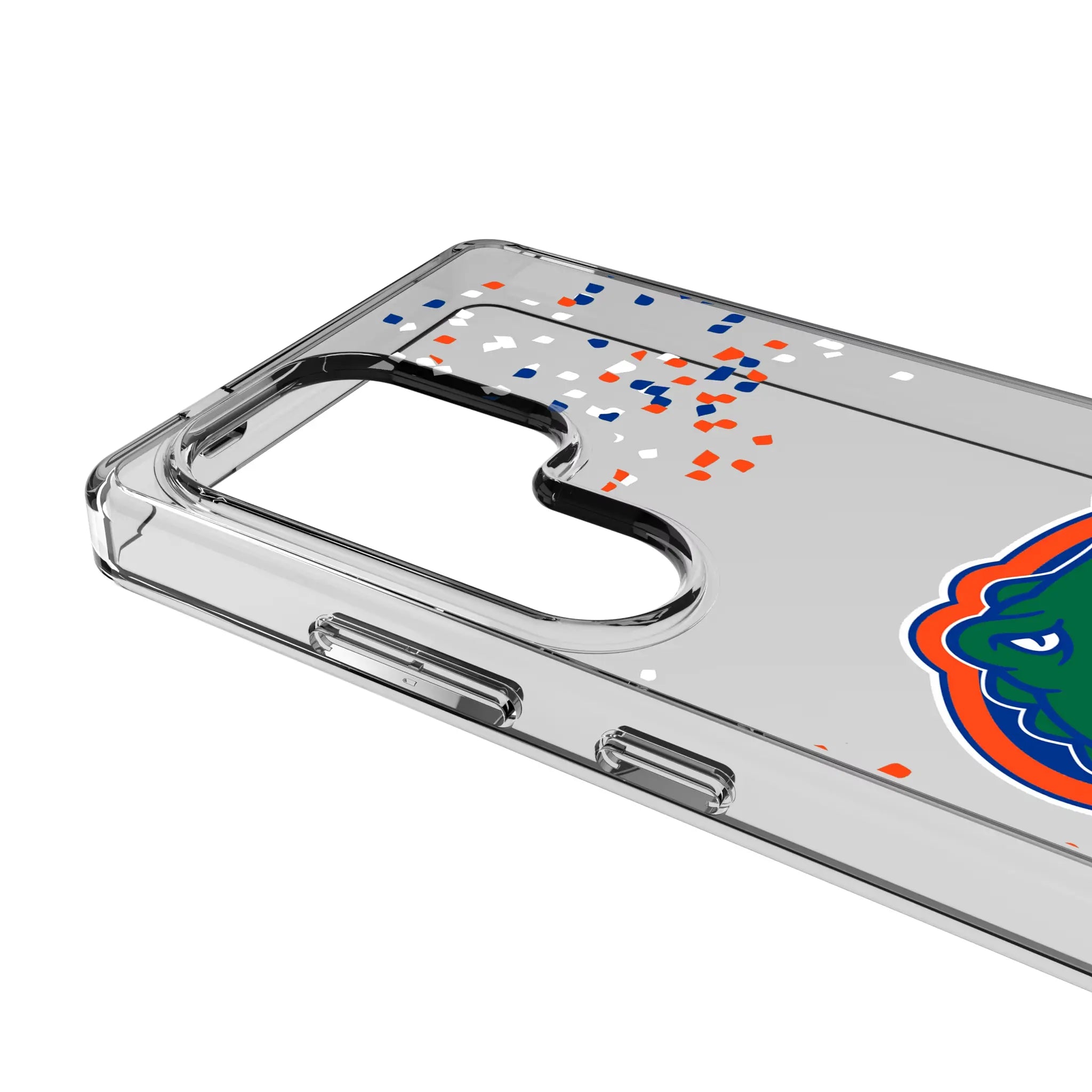 University of Florida Gators Confetti Galaxy Clear Phone Case for Samsung Galaxy - Detail#Device_Galaxy S25 Ultra