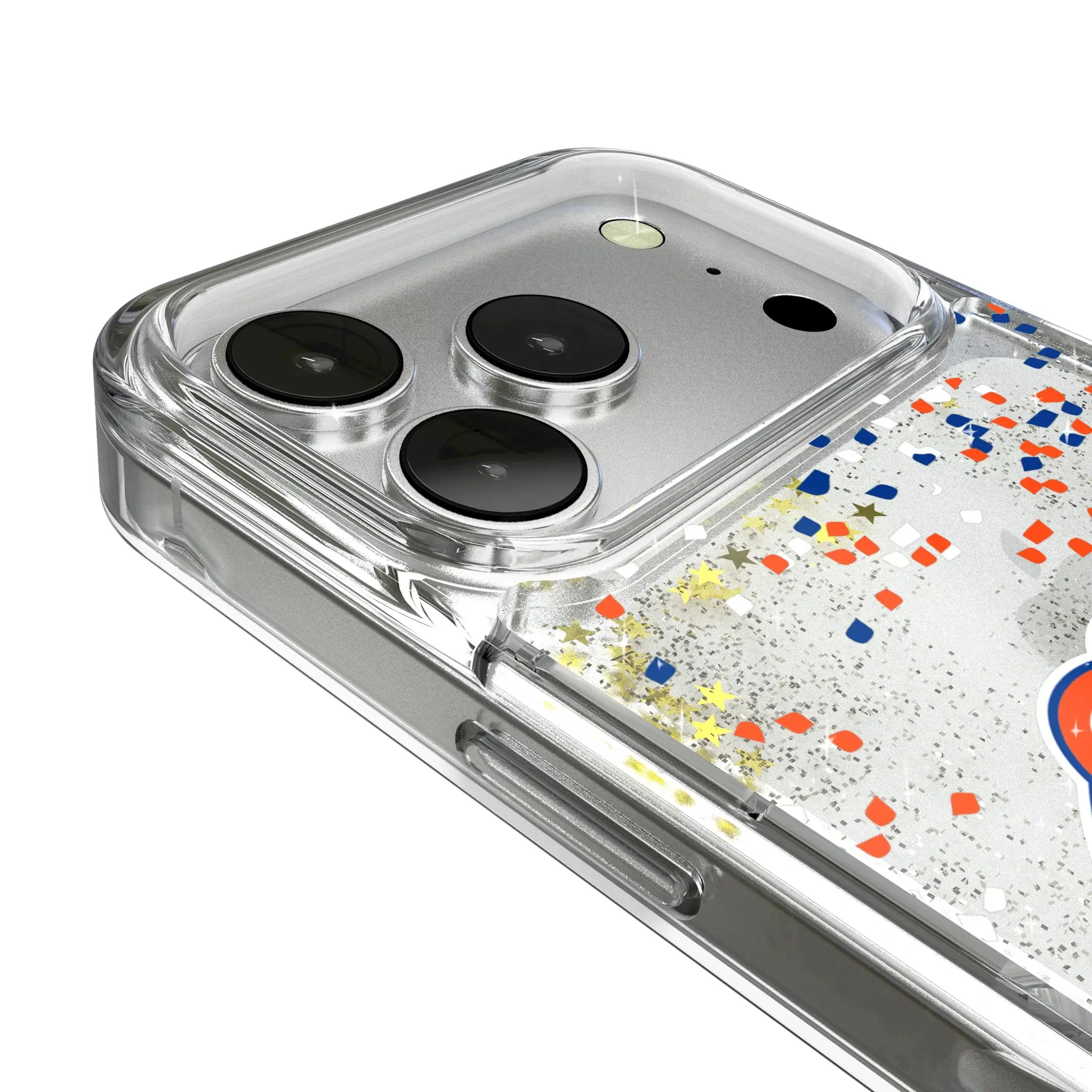 University of Florida Gators Confetti iPhone Glitter Phone Case for Apple iPhone - Detail