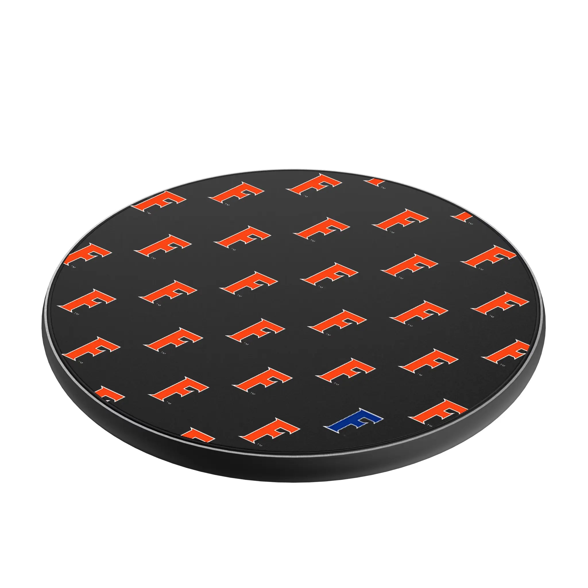 University of Florida Gators Fashion Pattern 15-Watt Wireless Charger - Isometric View