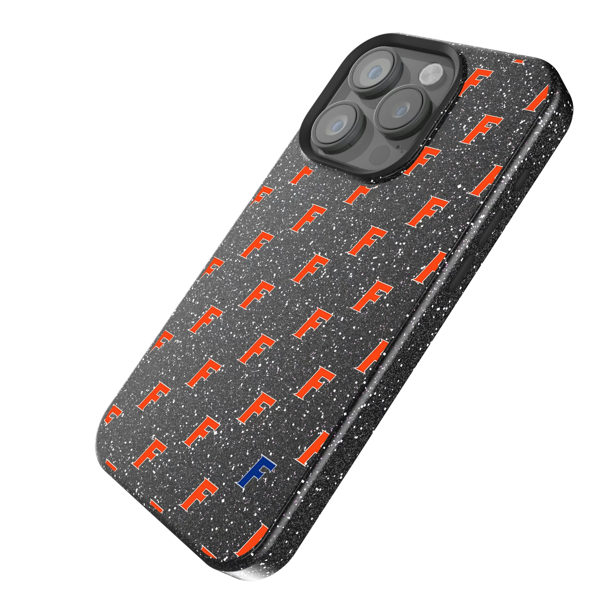 University of Florida Gators Fashion Pattern iPhone Bling Phone Case for Apple iPhone - Isometric View