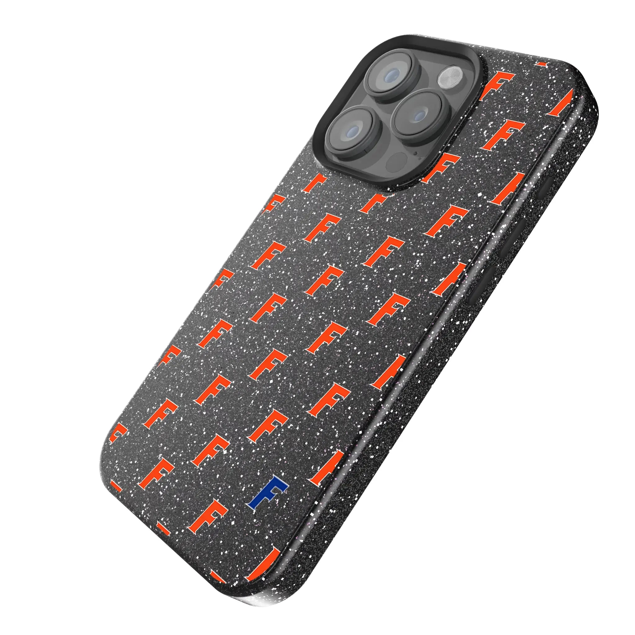 University of Florida Gators Fashion Pattern iPhone Bling Phone Case for Apple iPhone - Isometric View