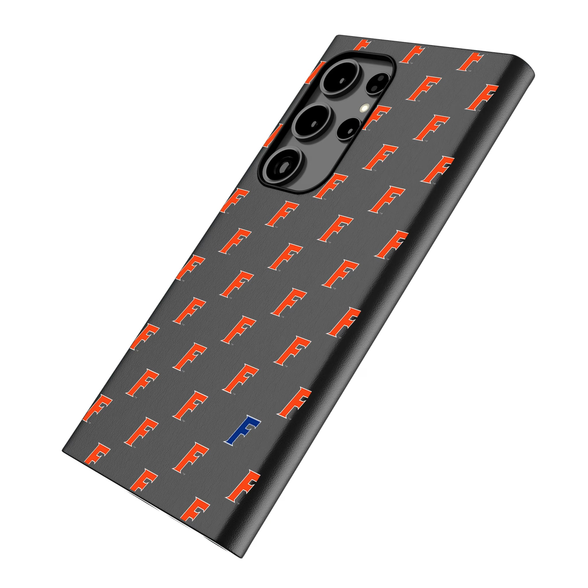 University of Florida Gators Fashion Pattern Galaxy MagSafe Compatible Phone Case for Samsung Galaxy - Isometric View