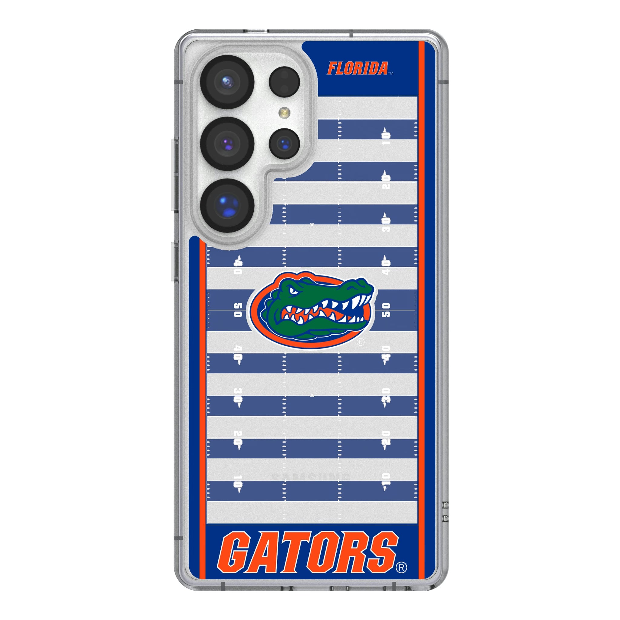University of Florida Gators Field Galaxy Clear Phone Case for Samsung Galaxy