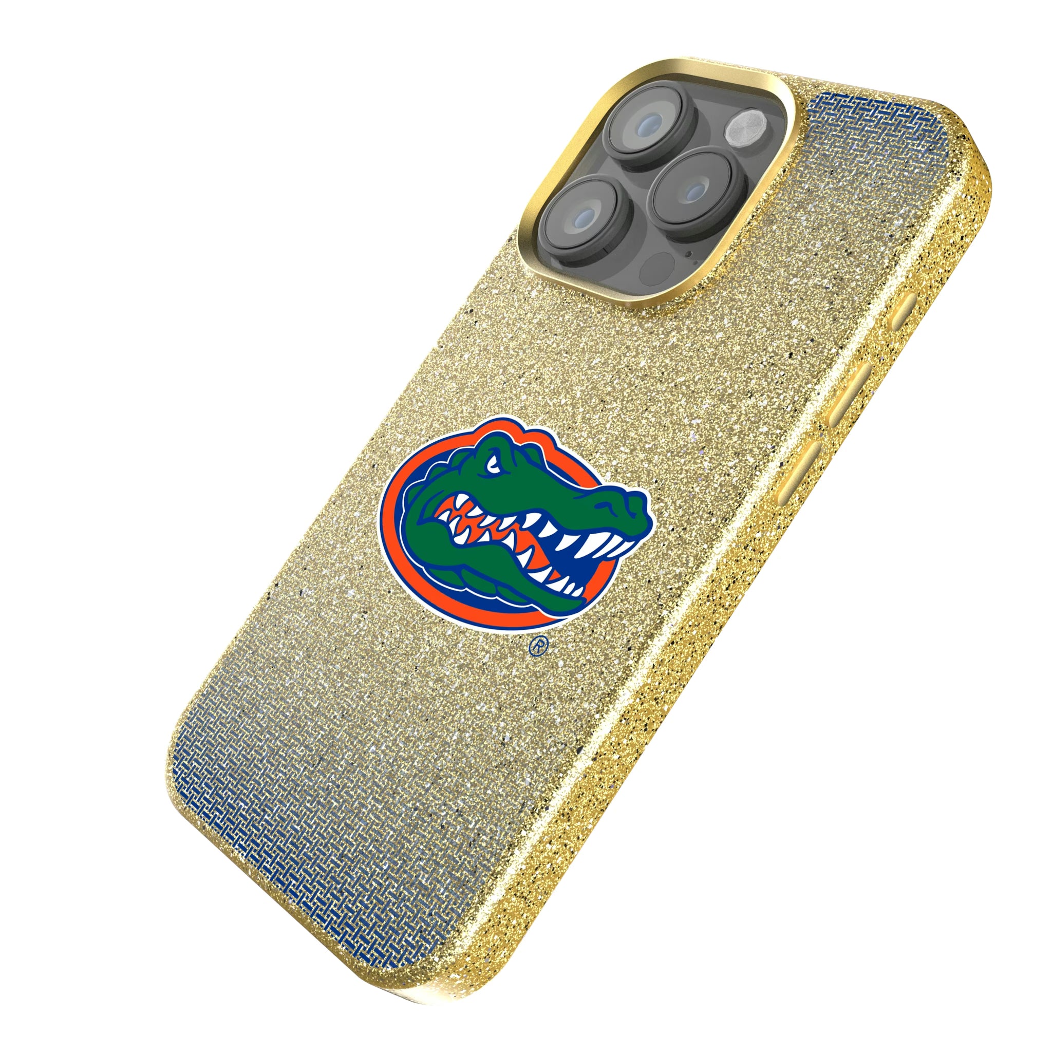 University of Florida Gators Linen iPhone Bling Phone Case for Apple iPhone - Isometric View