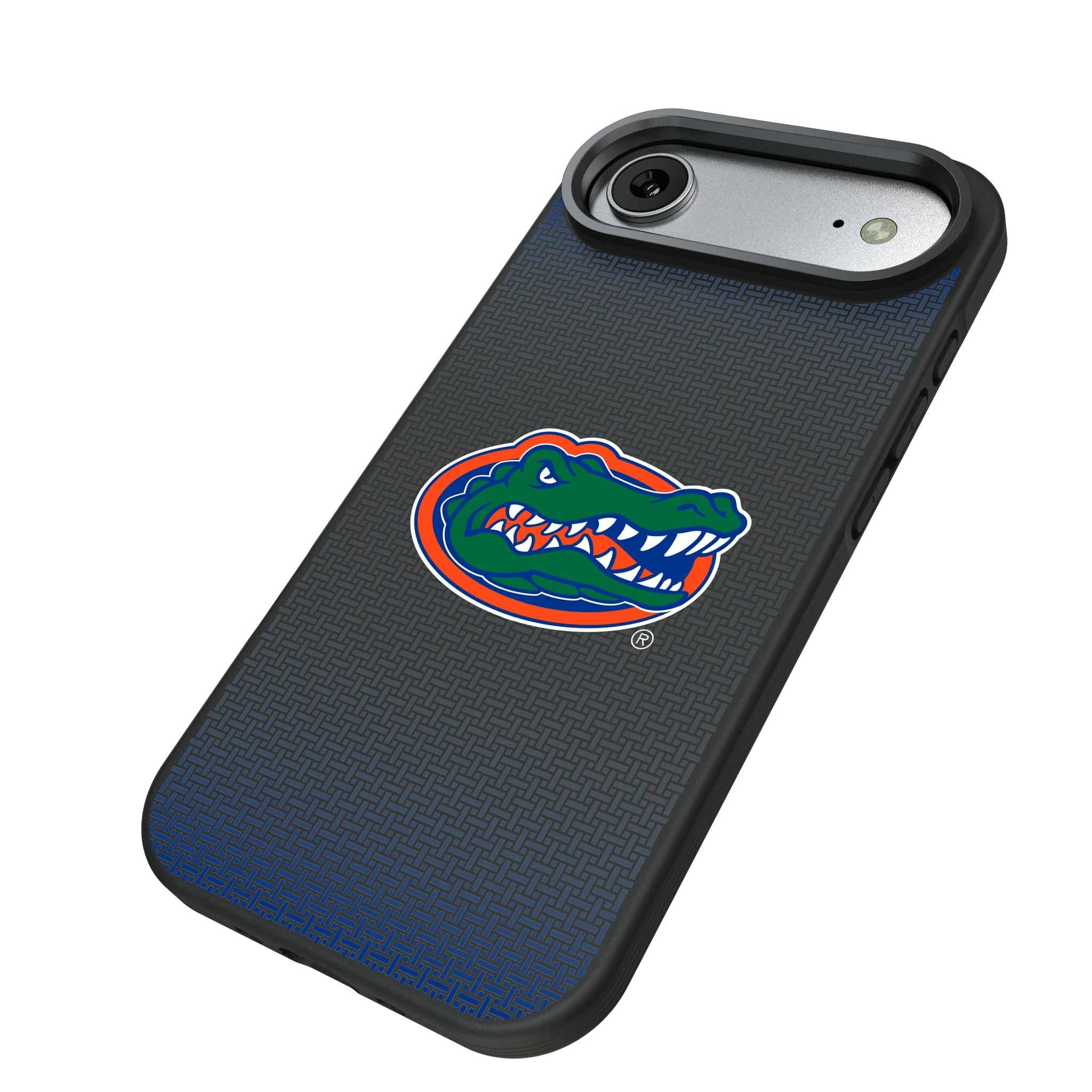 University of Florida Gators Linen iPhone Bump Phone Case for Apple iPhone - Isometric View#Device_iPhone Air